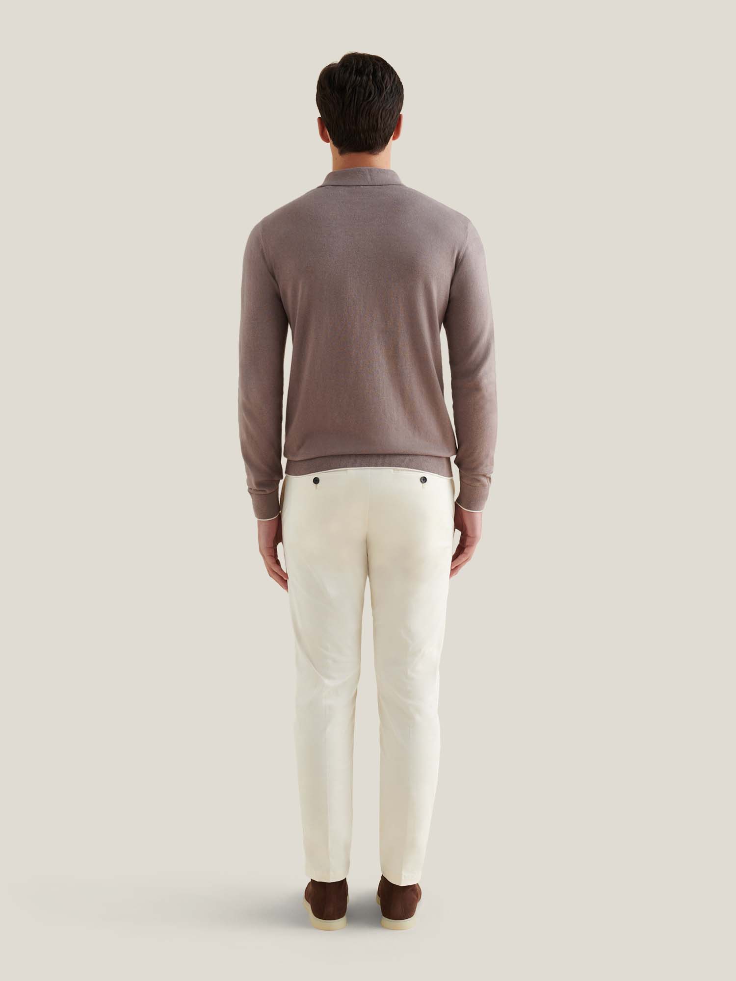 Peckham Rye Knit L/S Iron Polo Shirt