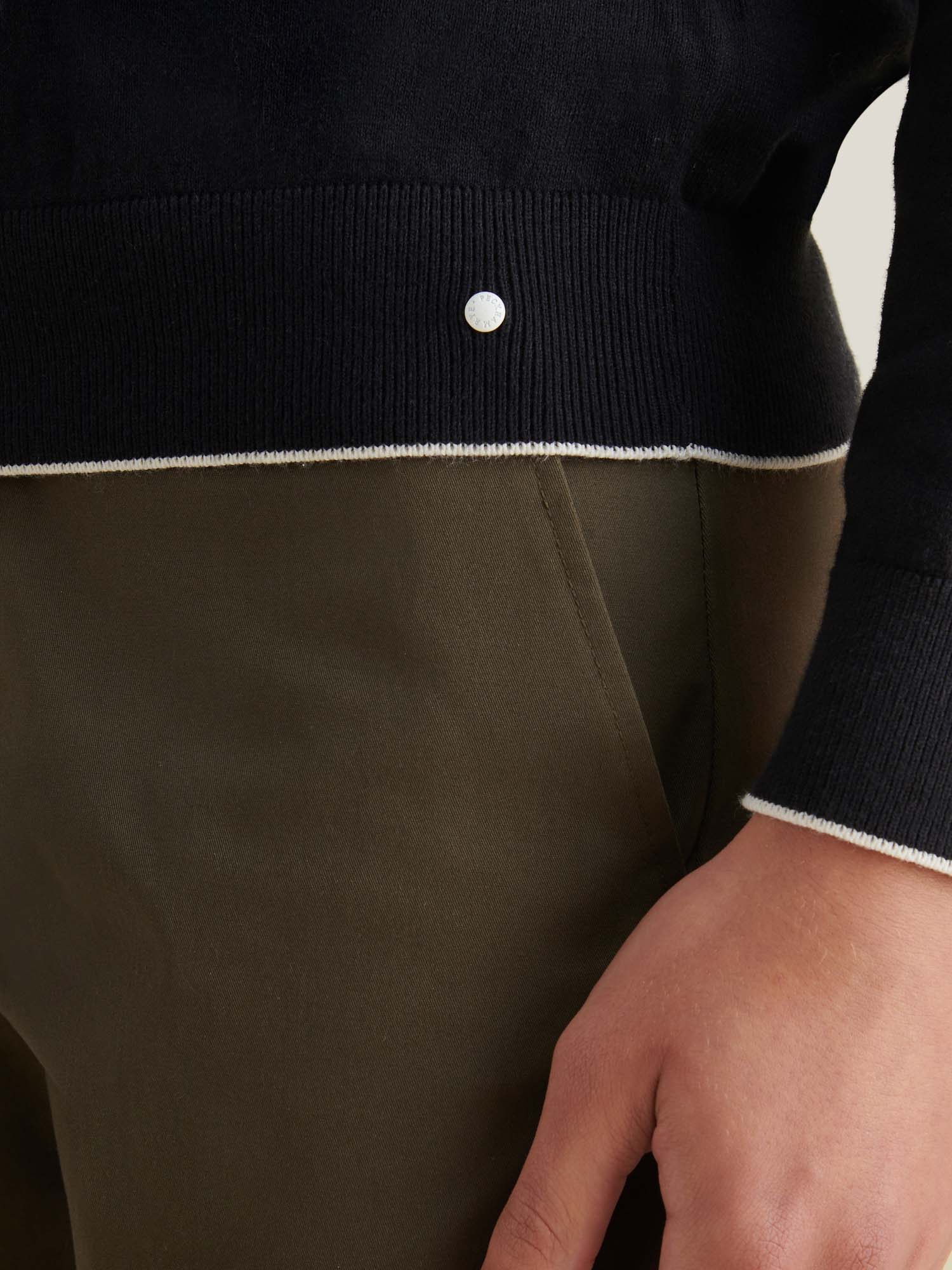 Peckham Rye Knit L/S Black Crewneck