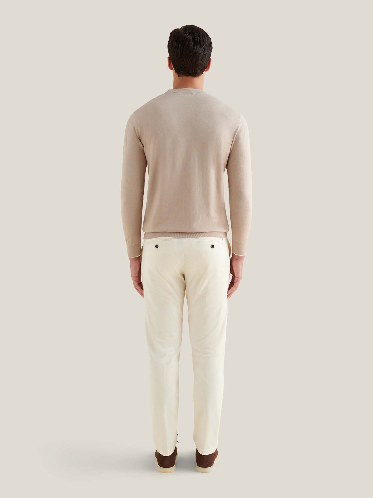 Peckham Rye Knit Simply Taupe Crewneck