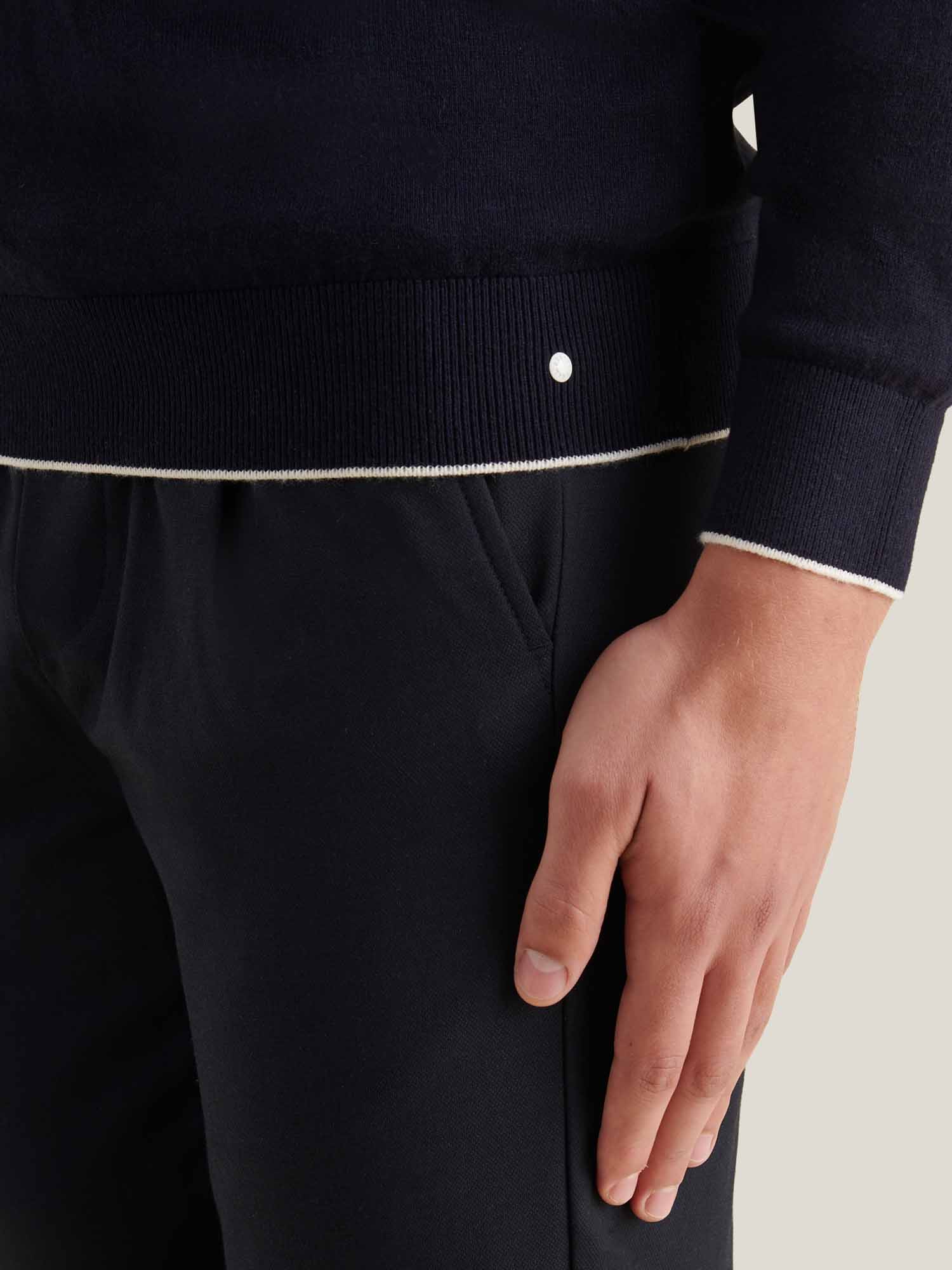 Peckham Rye Knit Dark Sapphire Navy Crewneck