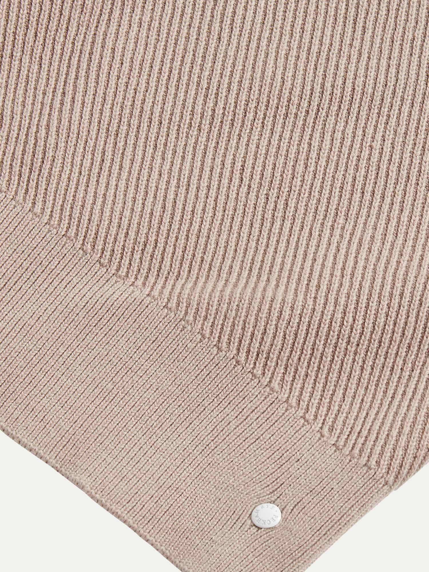 Peckham Rye Cotton Blend Rib Knit Simply Taupe 1/4 Zip