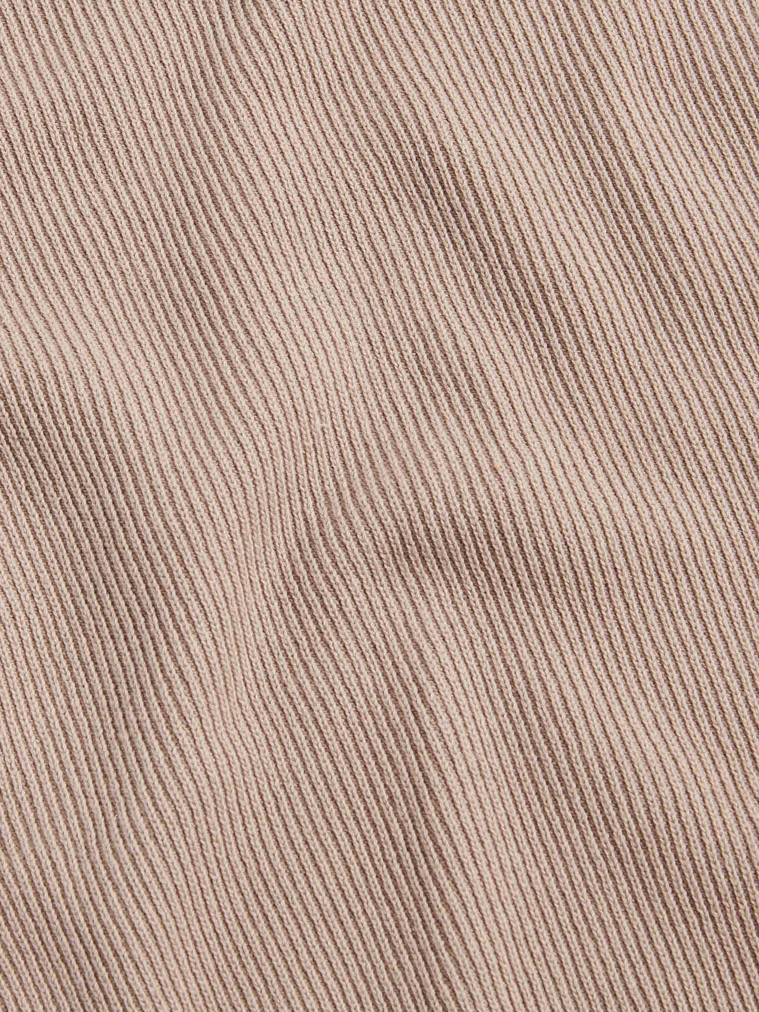 Peckham Rye Cotton Blend Rib Knit Simply Taupe 1/4 Zip