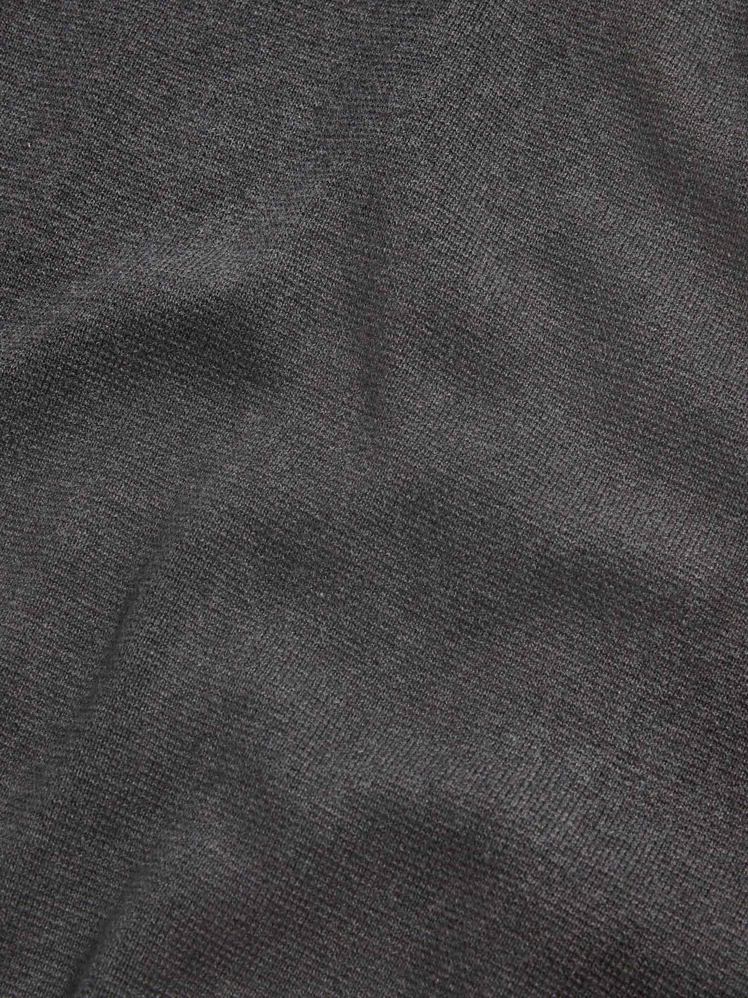 Peckham Rye Milano Knit Charcoal Grey Zip-Up Hoodie