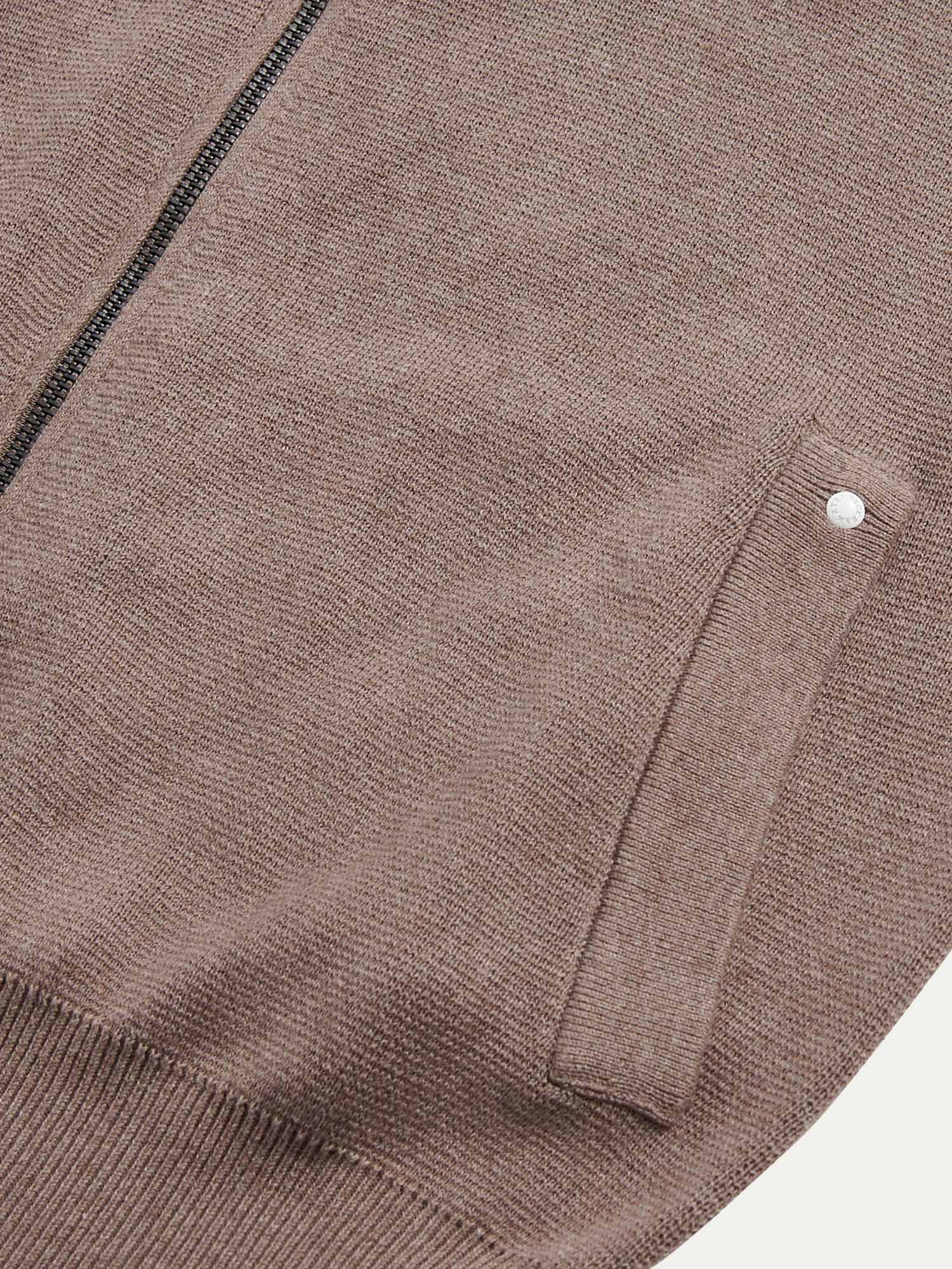 Peckham Rye Milano Knit Iron Zip-Up Hoodie