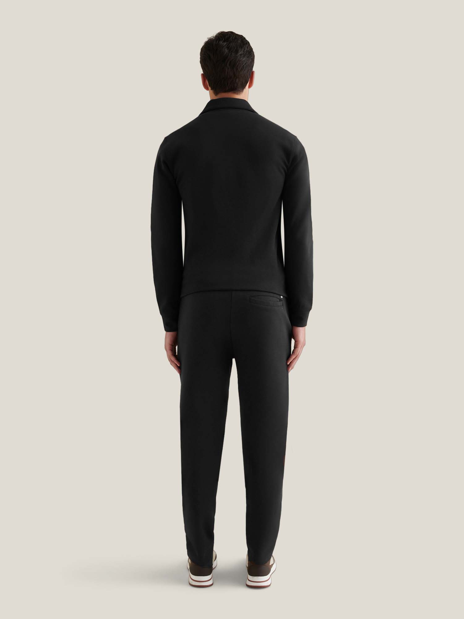 Peckham Rye Interlock Funnel Black Jacket