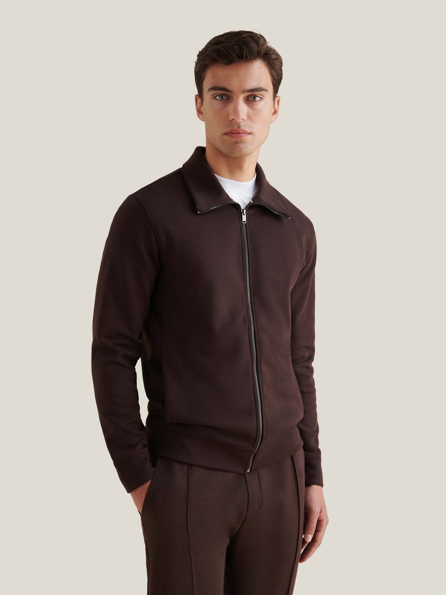 Peckham Rye Interlock Funnel Java Jacket