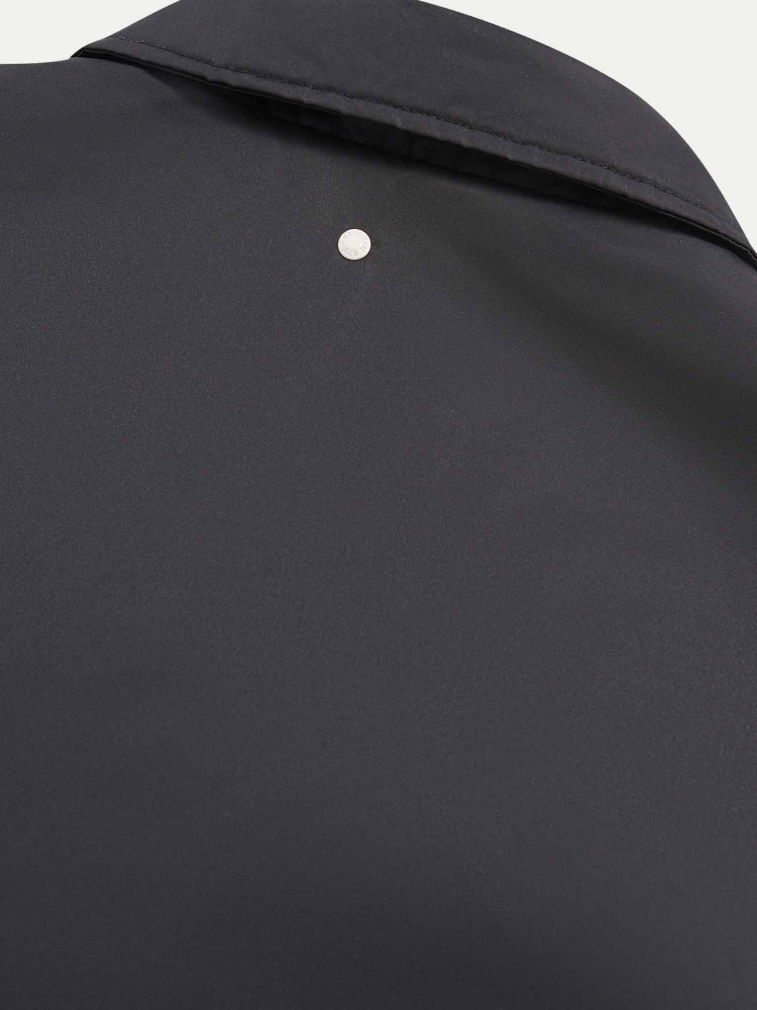 Peckham Rye Light Padded Collar Black Bomber Jacket