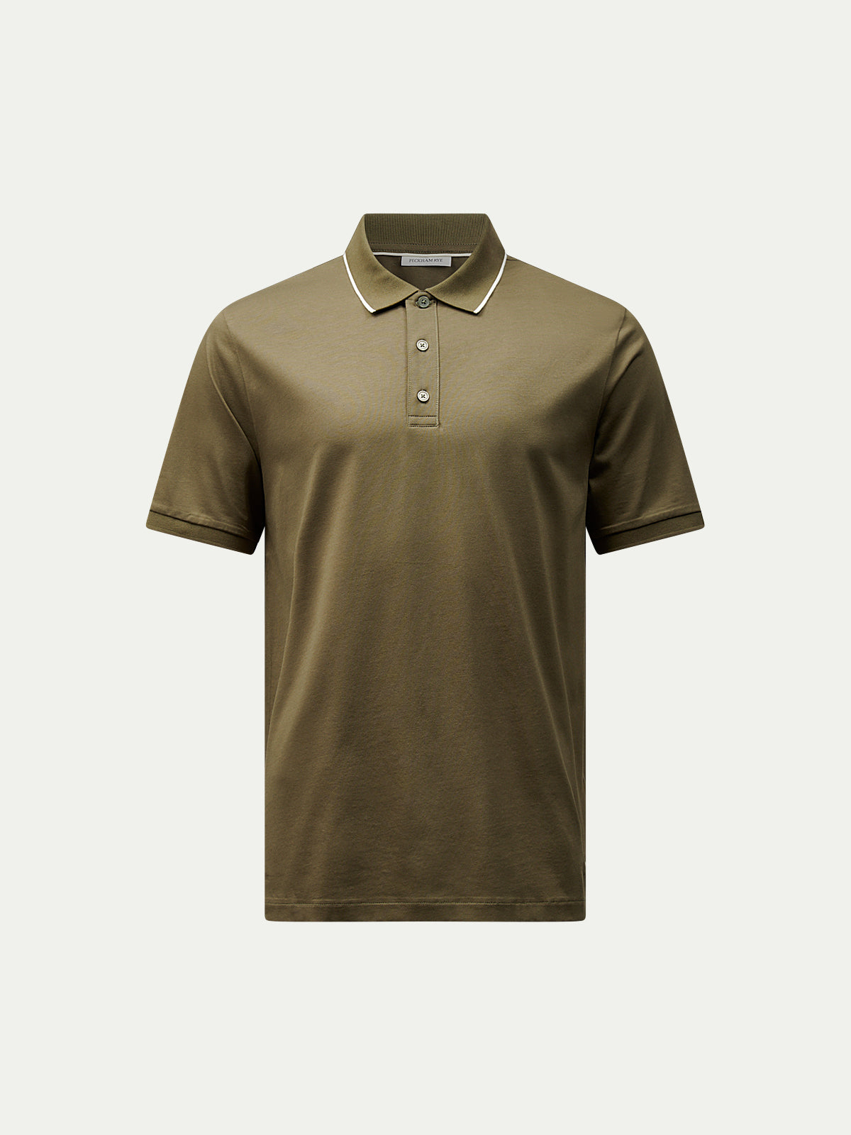 Peckham Rye Mercerised Cotton Tipped Sea Turtle Polo Shirt