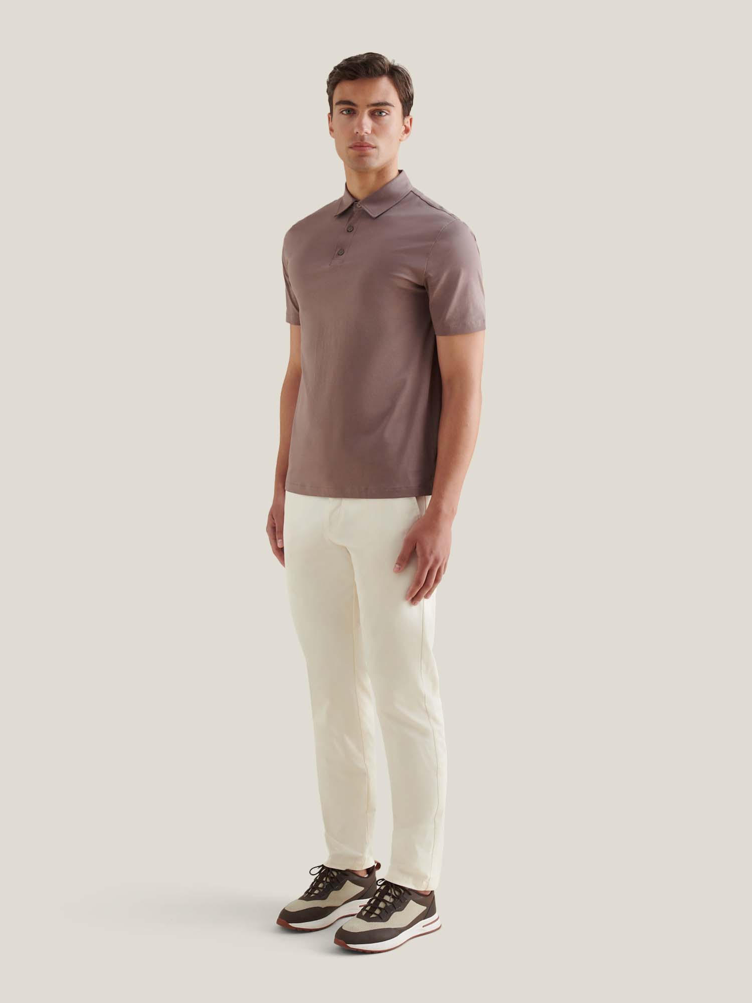 Peckham Rye Mercerised Cotton Iron Polo Shirt
