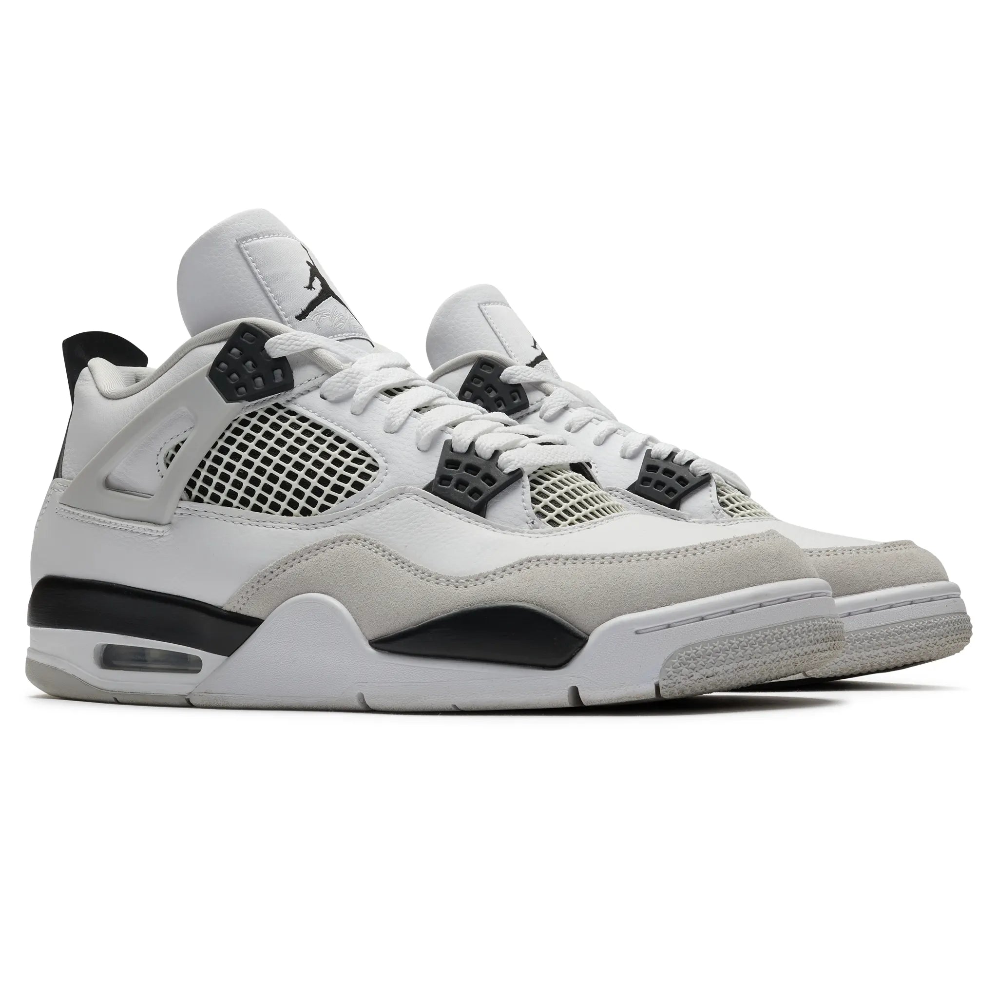 Front side view of Preloved - Air Jordan 4 Retro Military Black