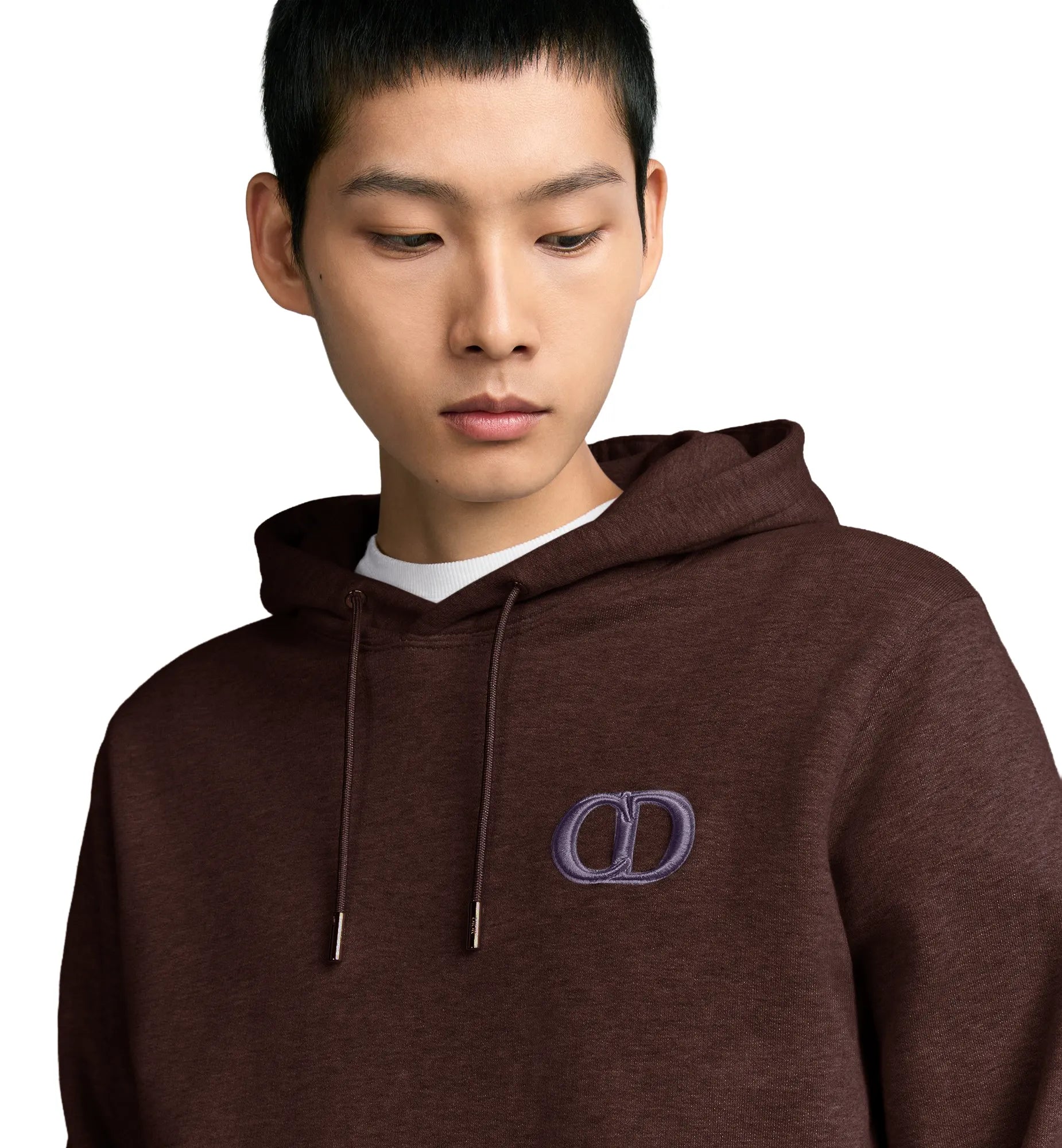 Detailed View Preloved - Dior CD Icon Burgundy Hoodie 113J698A0531