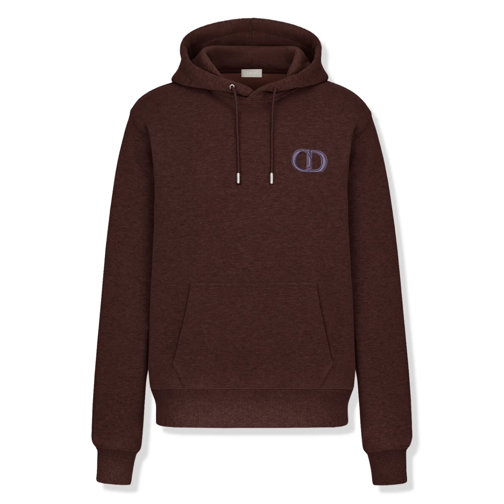 Front View Preloved - Dior CD Icon Burgundy Hoodie 113J698A0531