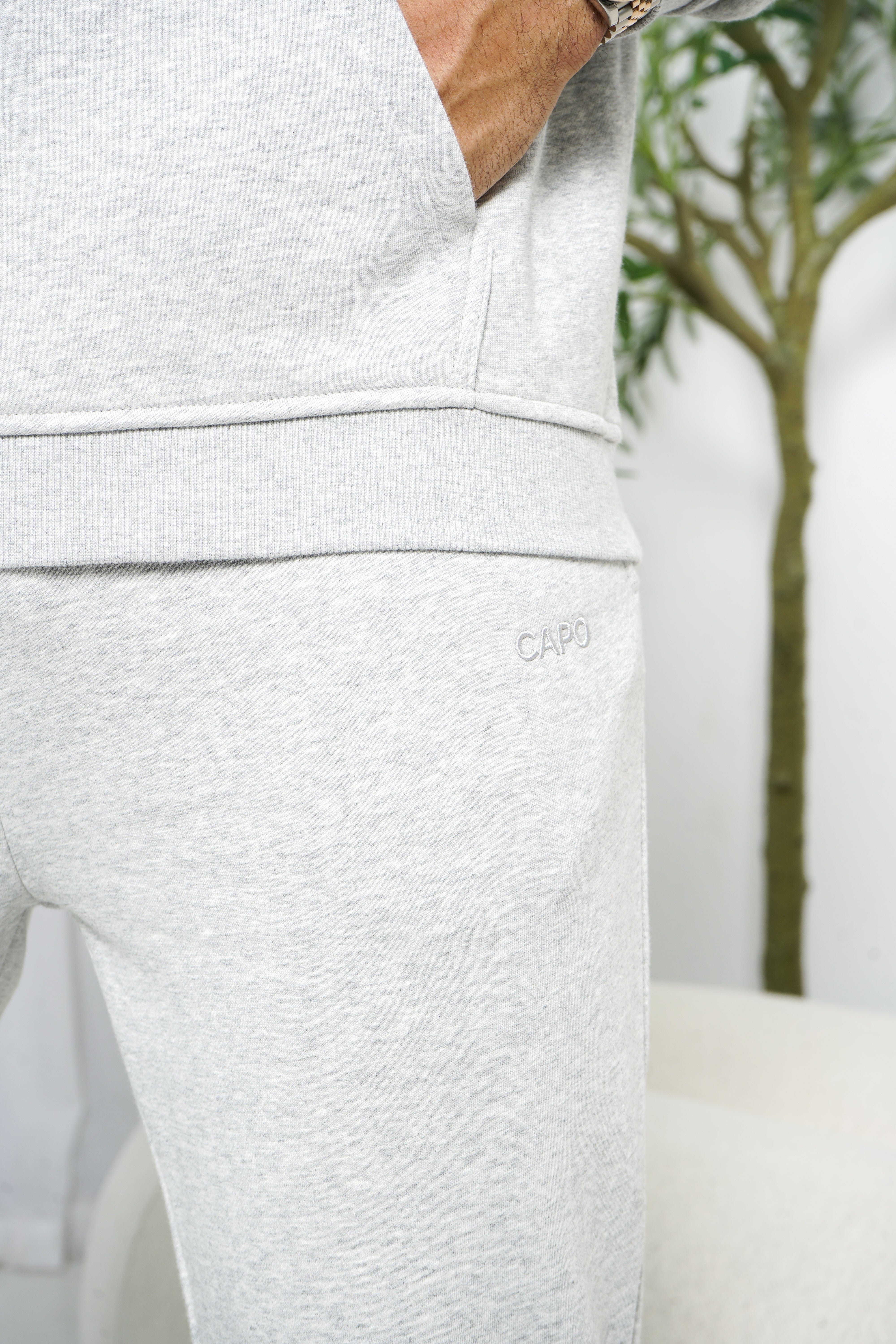 CAPO Overhead Grey Marl Hoodie