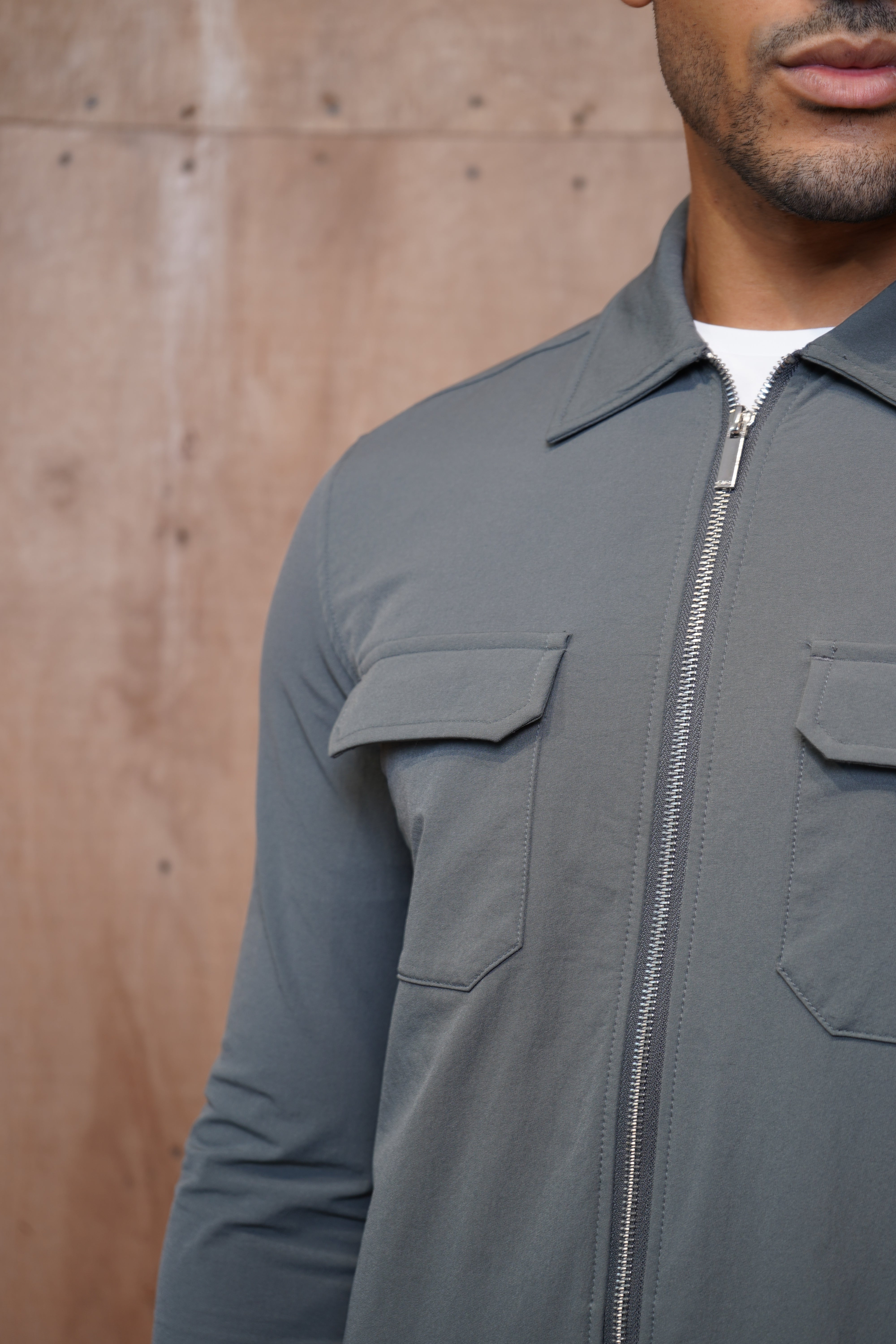 CAPO Utility Overshirt Charcoal Shirts