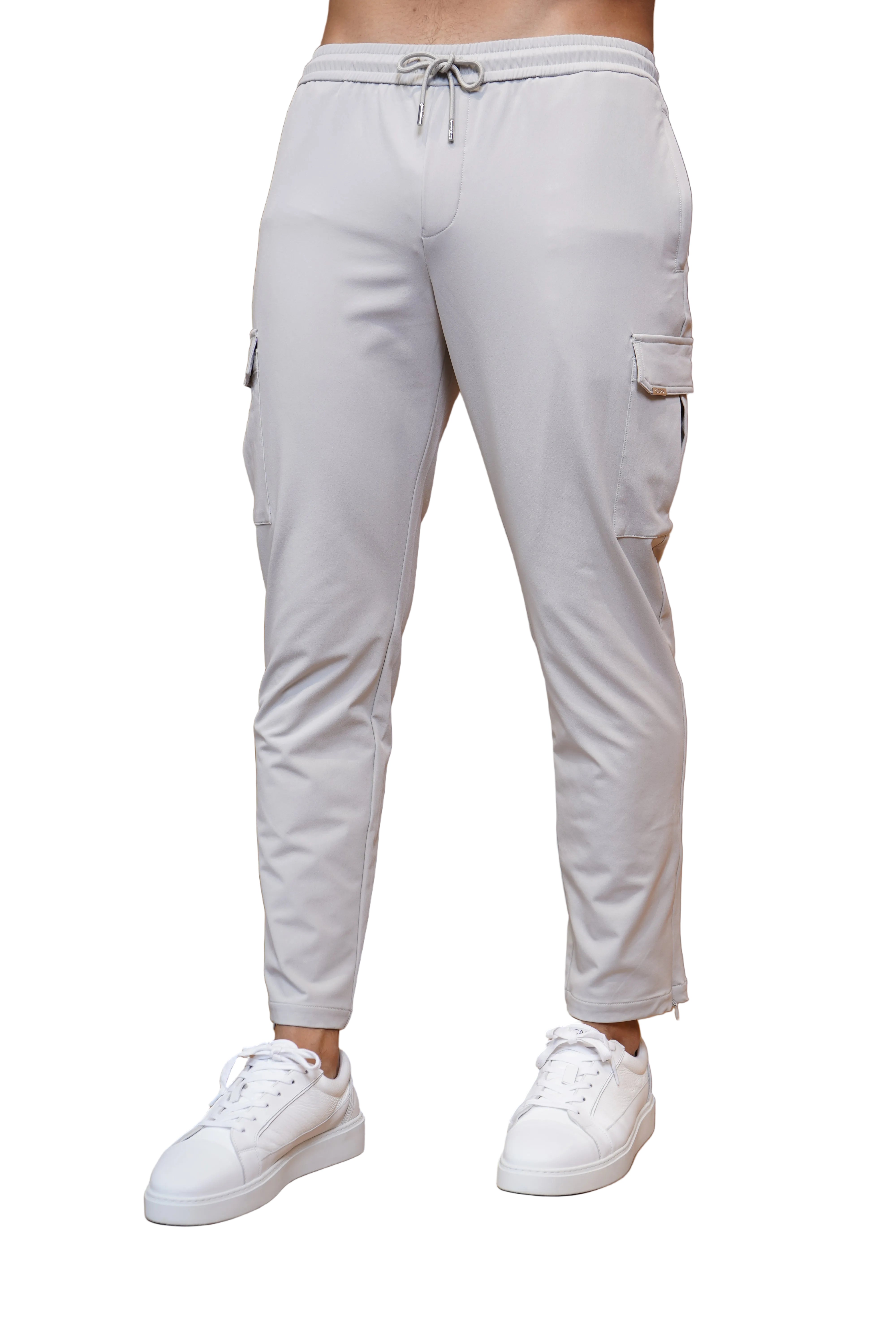 CAPO Utility Regular Light Grey Cargo Pants