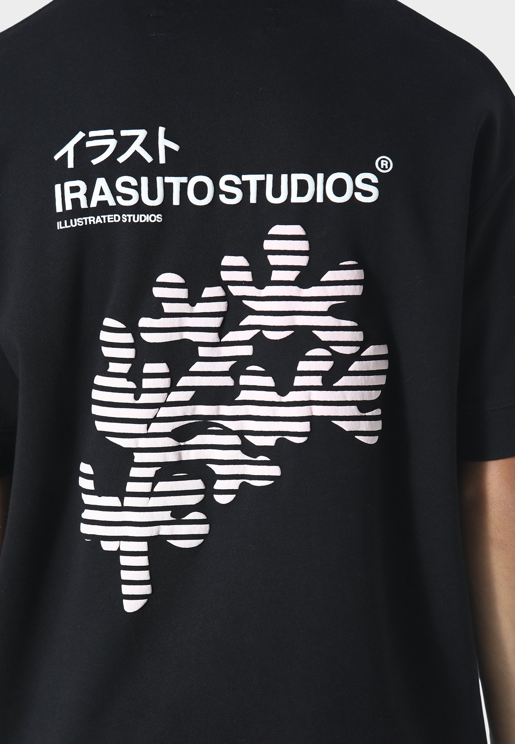 Irasuto Studios Sakura Wave Black T-Shirt