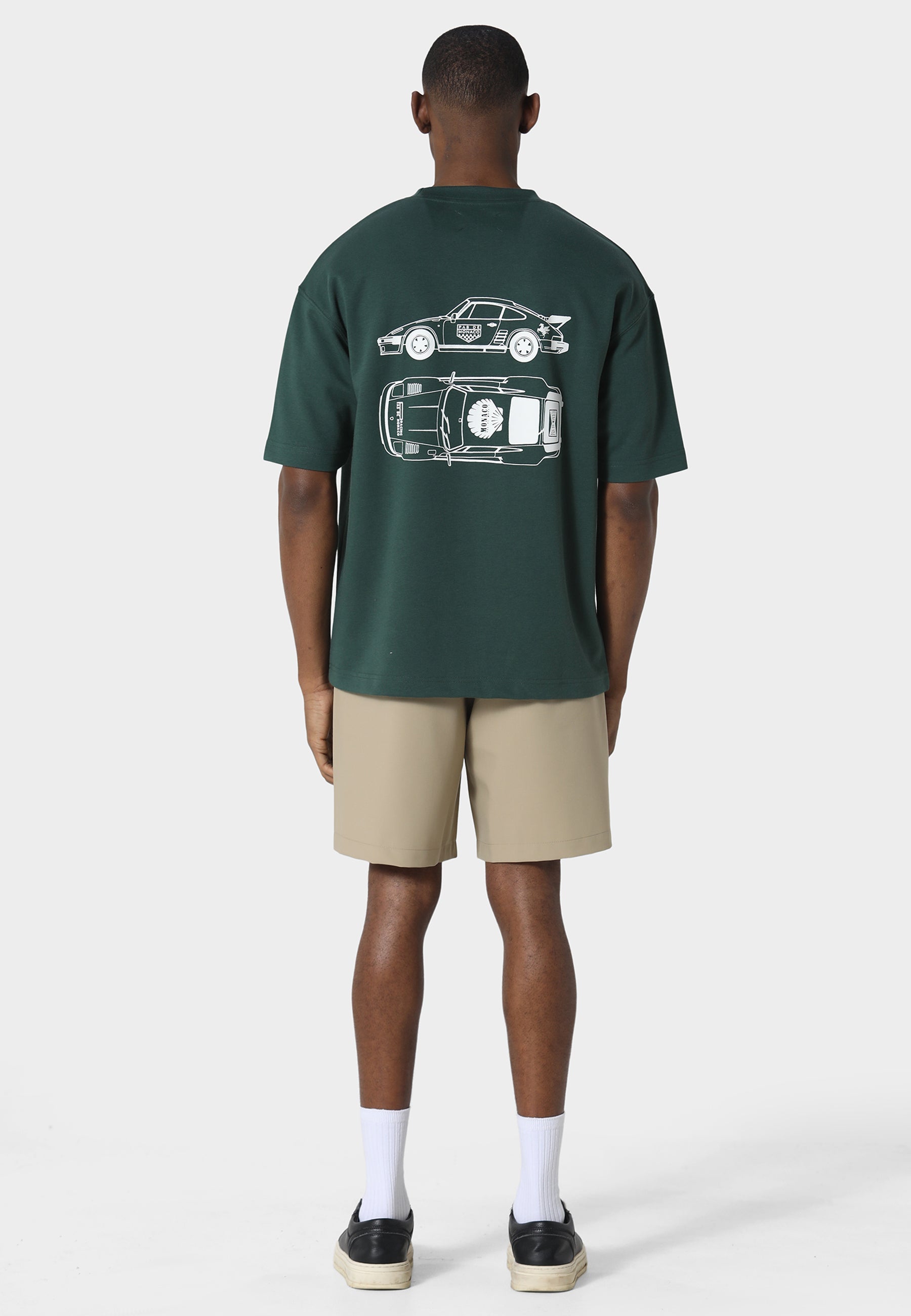 Pas De Monaco Slanted Pedosa Green T-Shirt