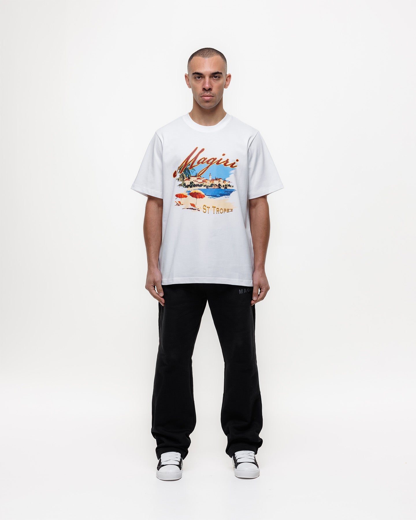 MAGIRI St. Tropez Printed White T-Shirt