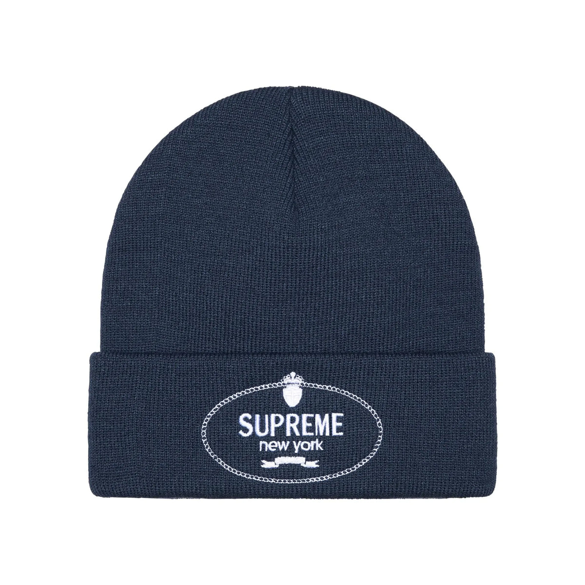 Supreme Crest Beanie Navy |