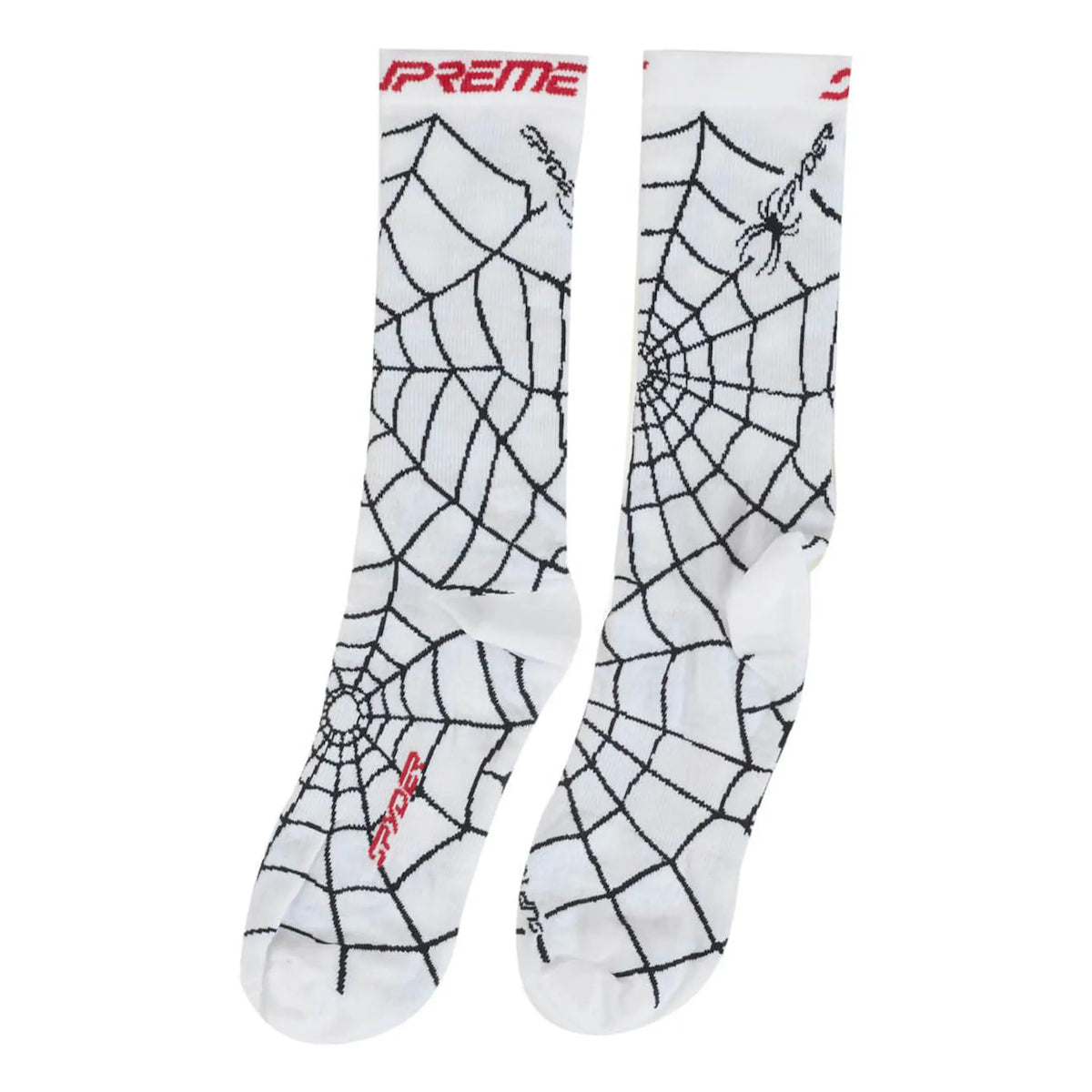 Supreme Spyder Crew Socks (1 Pack) White | SUP-SPY-CRWSK-WHT-OS