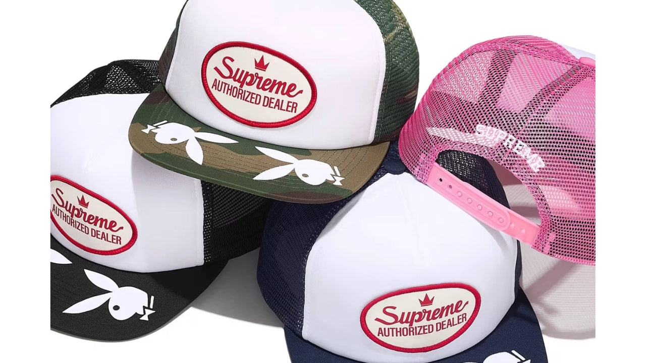 Supreme x Playboy Caps