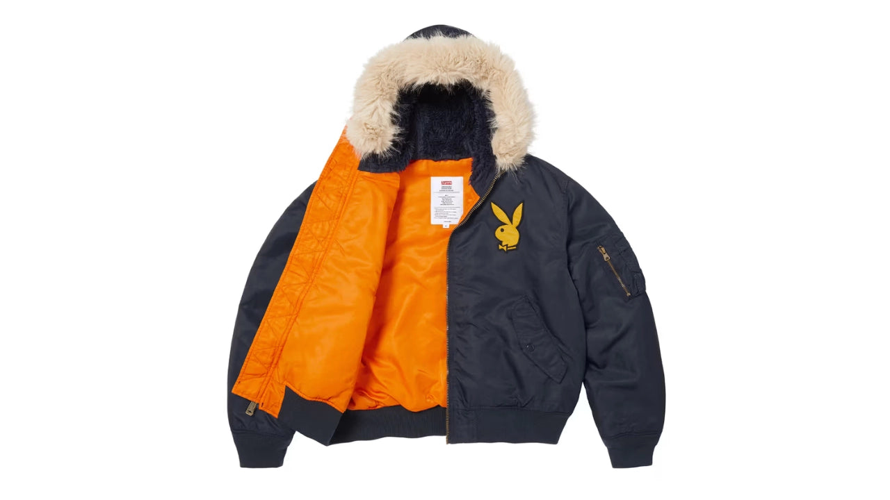 Supreme x Playboy Bomber Detail