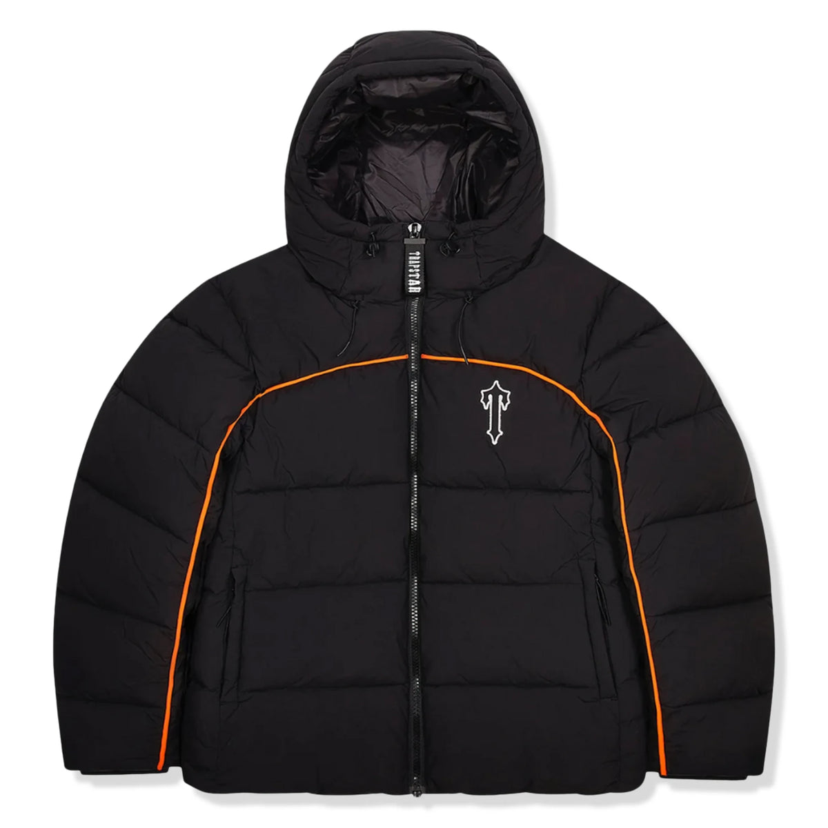 Trapstar Irongate Arch Piping Black Puffer Jacket |