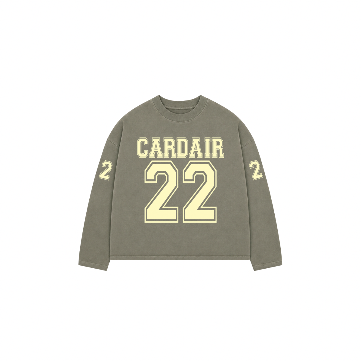 Cardair Varsity L/S Olive T-Shirt