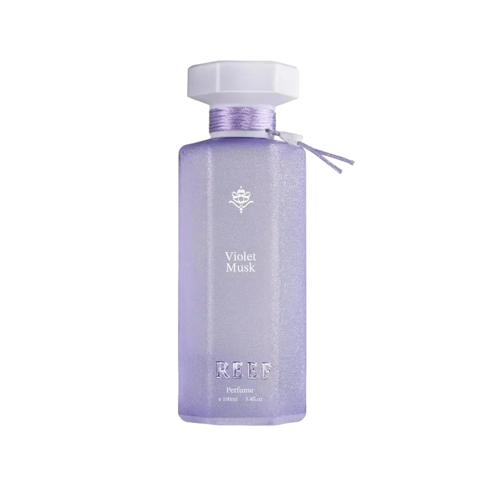 Front view of REEF Perfumes UK Violet Musk EDP 100ml Fragrances