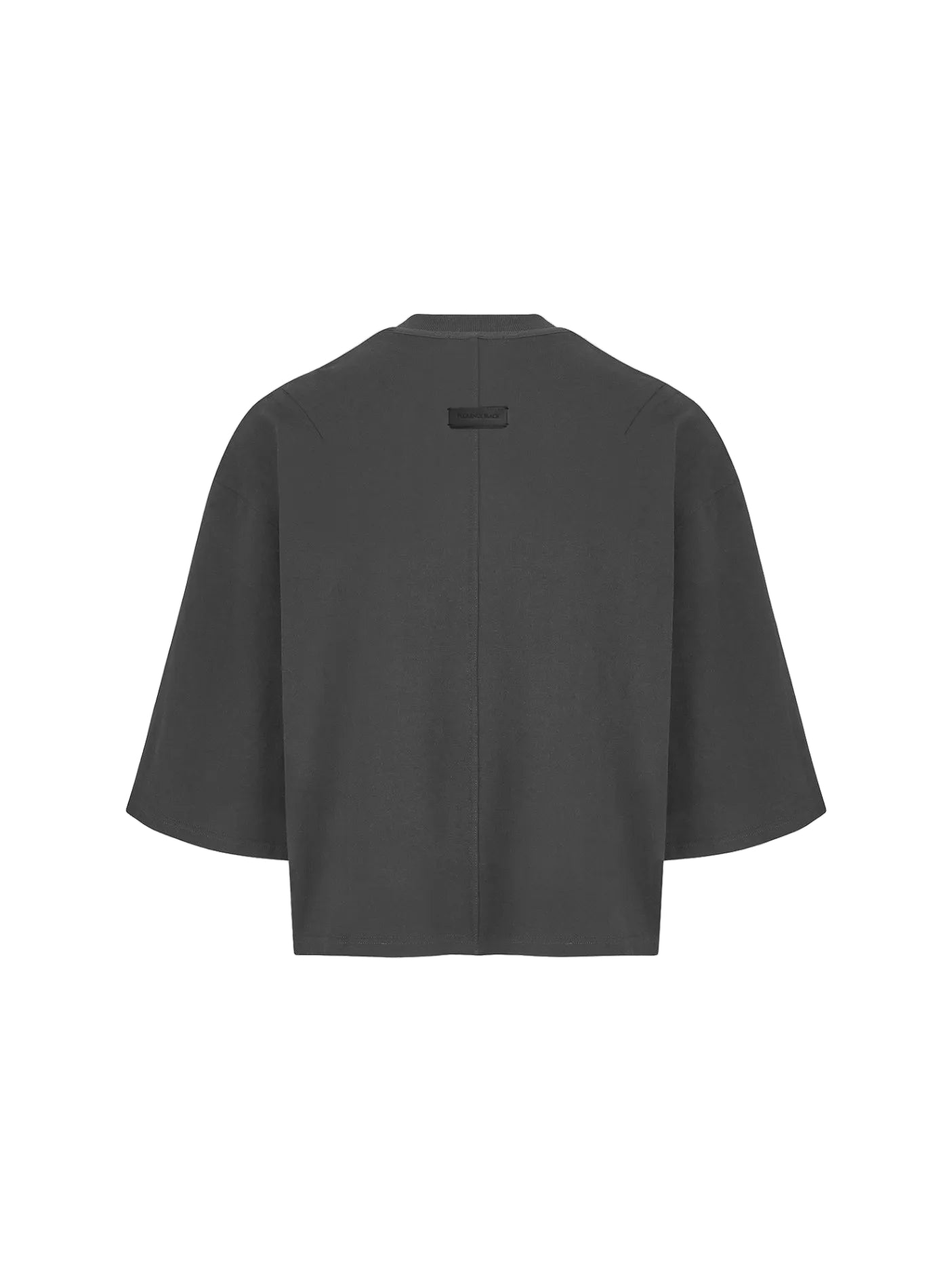 Florence Black Crop Charcoal T-Shirt