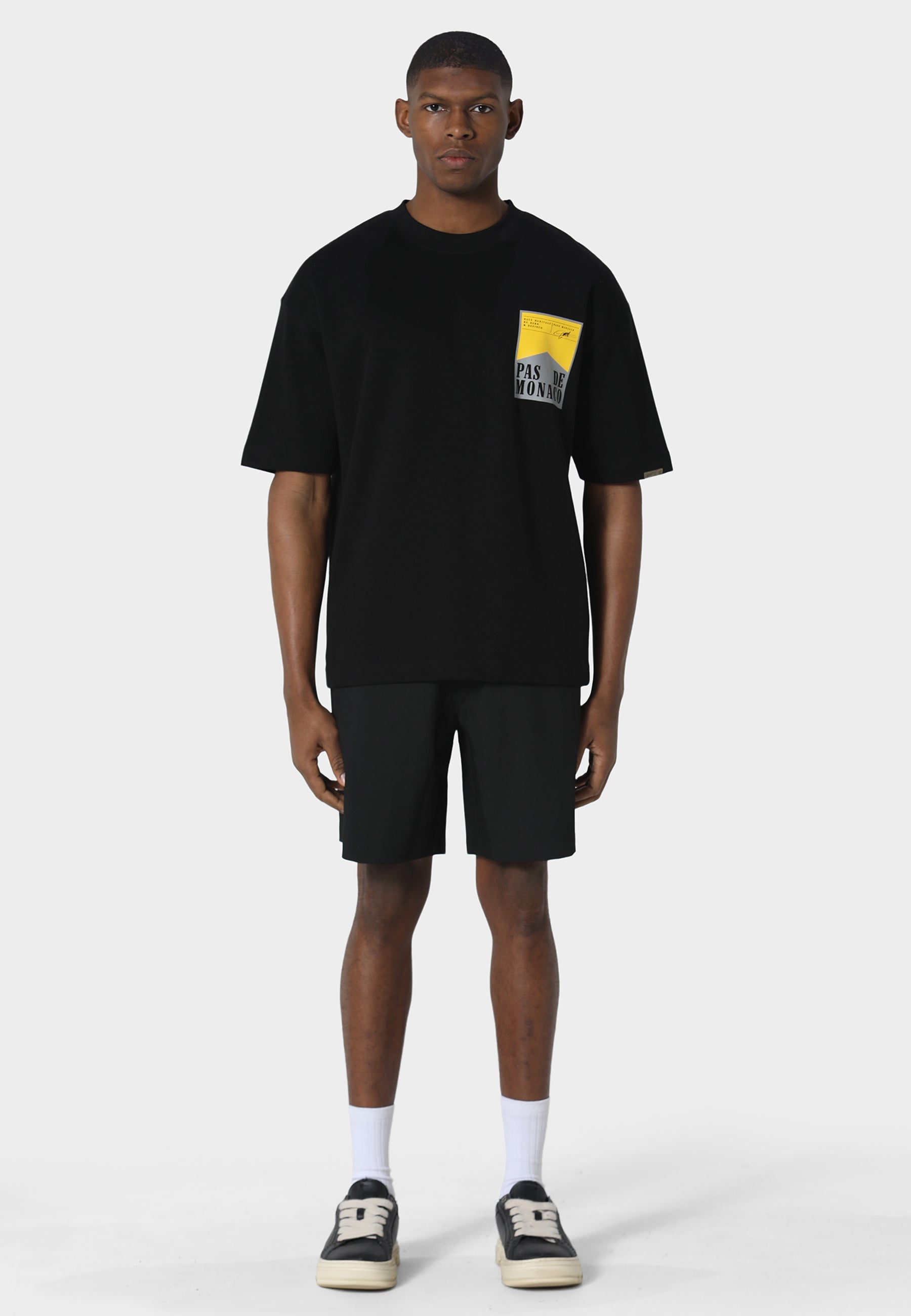Pas De Monaco Wrapper Black T-Shirt