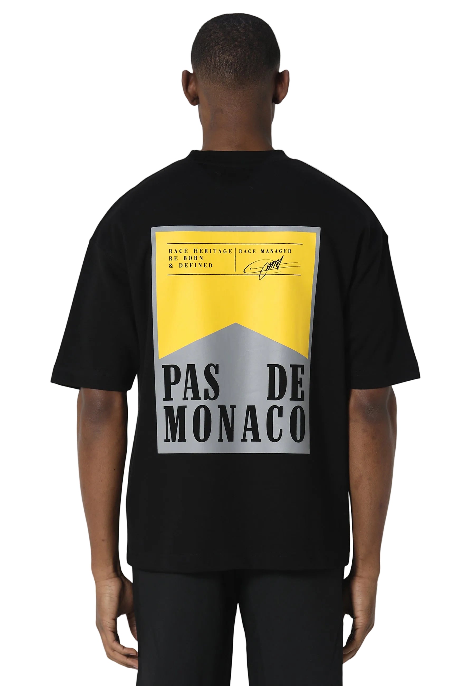 Pas De Monaco Wrapper Black T-Shirt