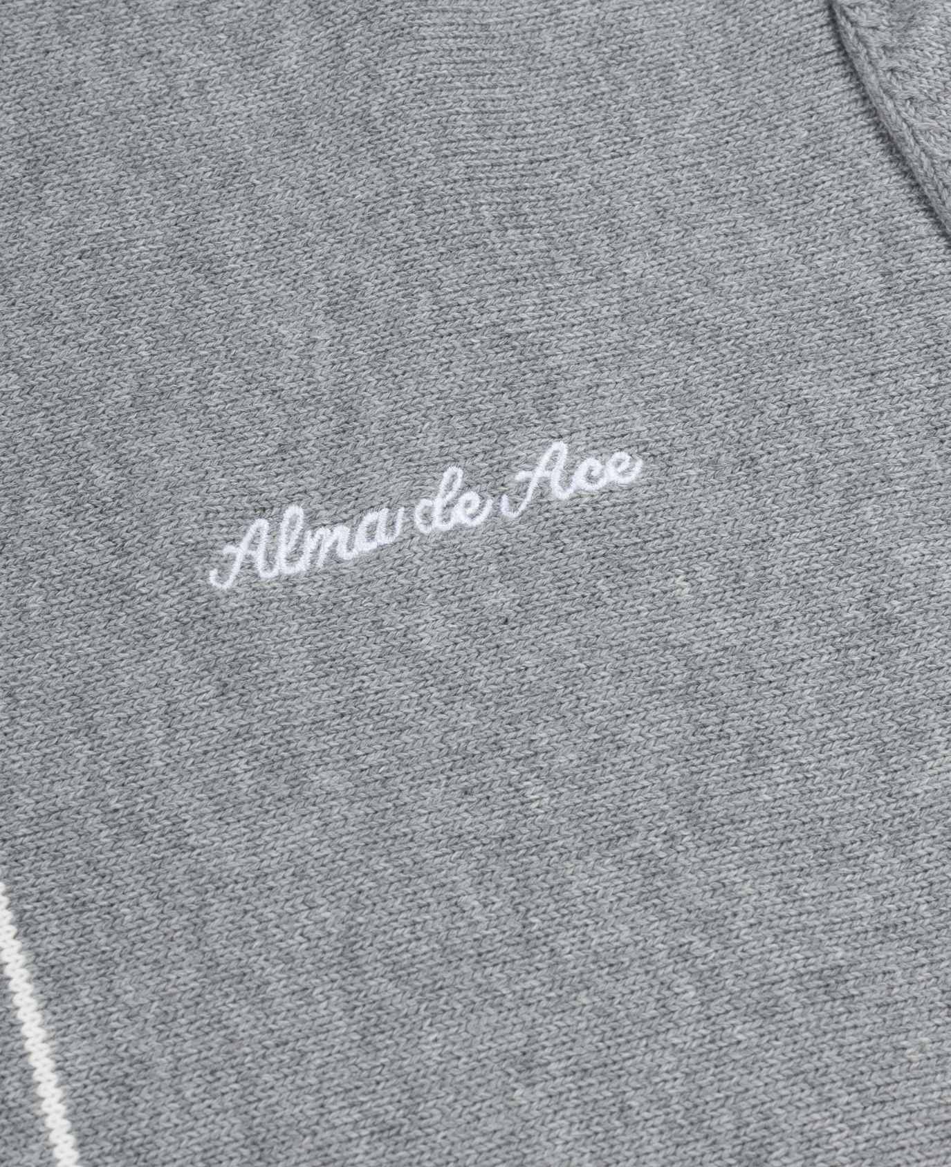 Alma De Ace Zela Knitted Grey Jacket