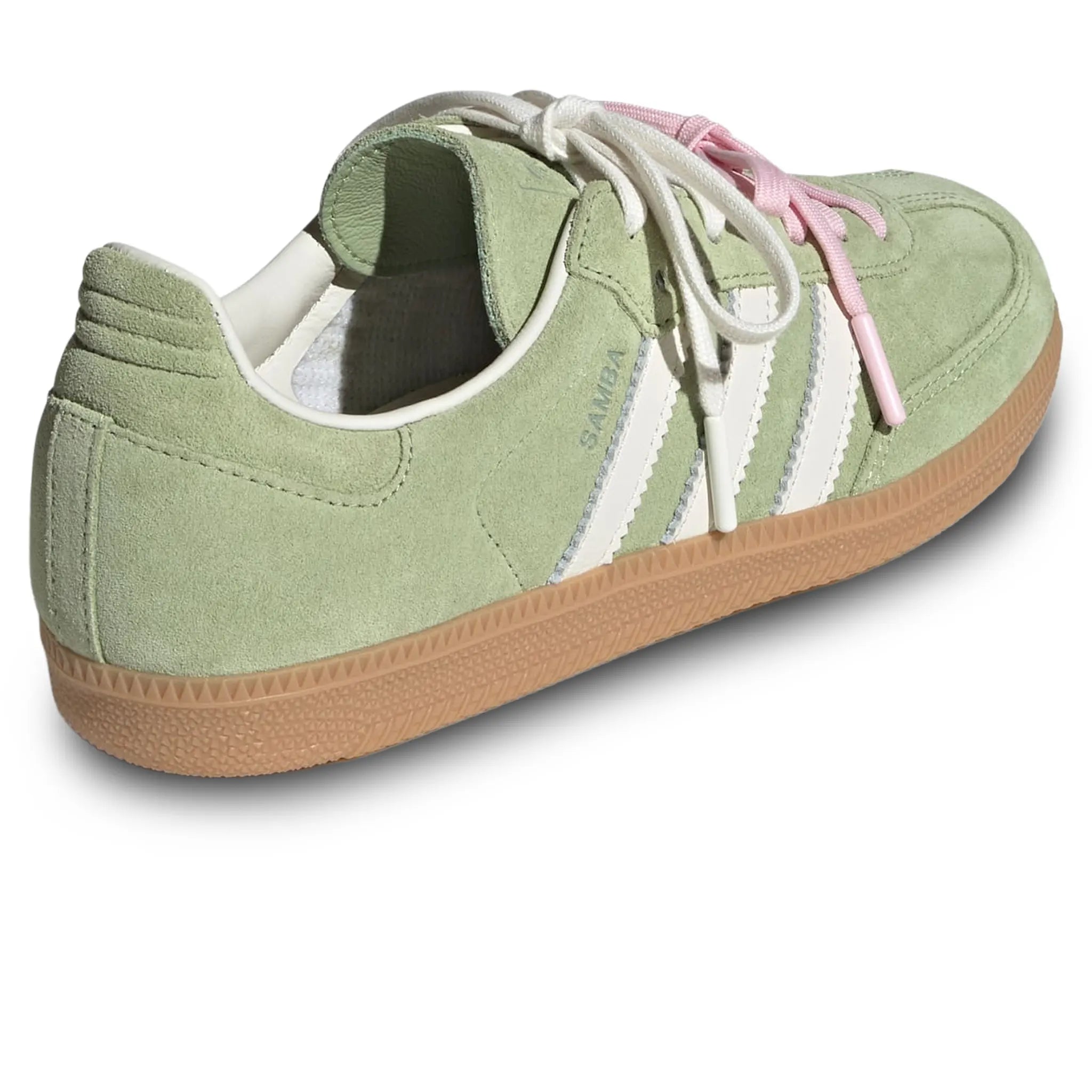 Back Side View of Adidas Samba OG Molly Mae Matcha KH8706