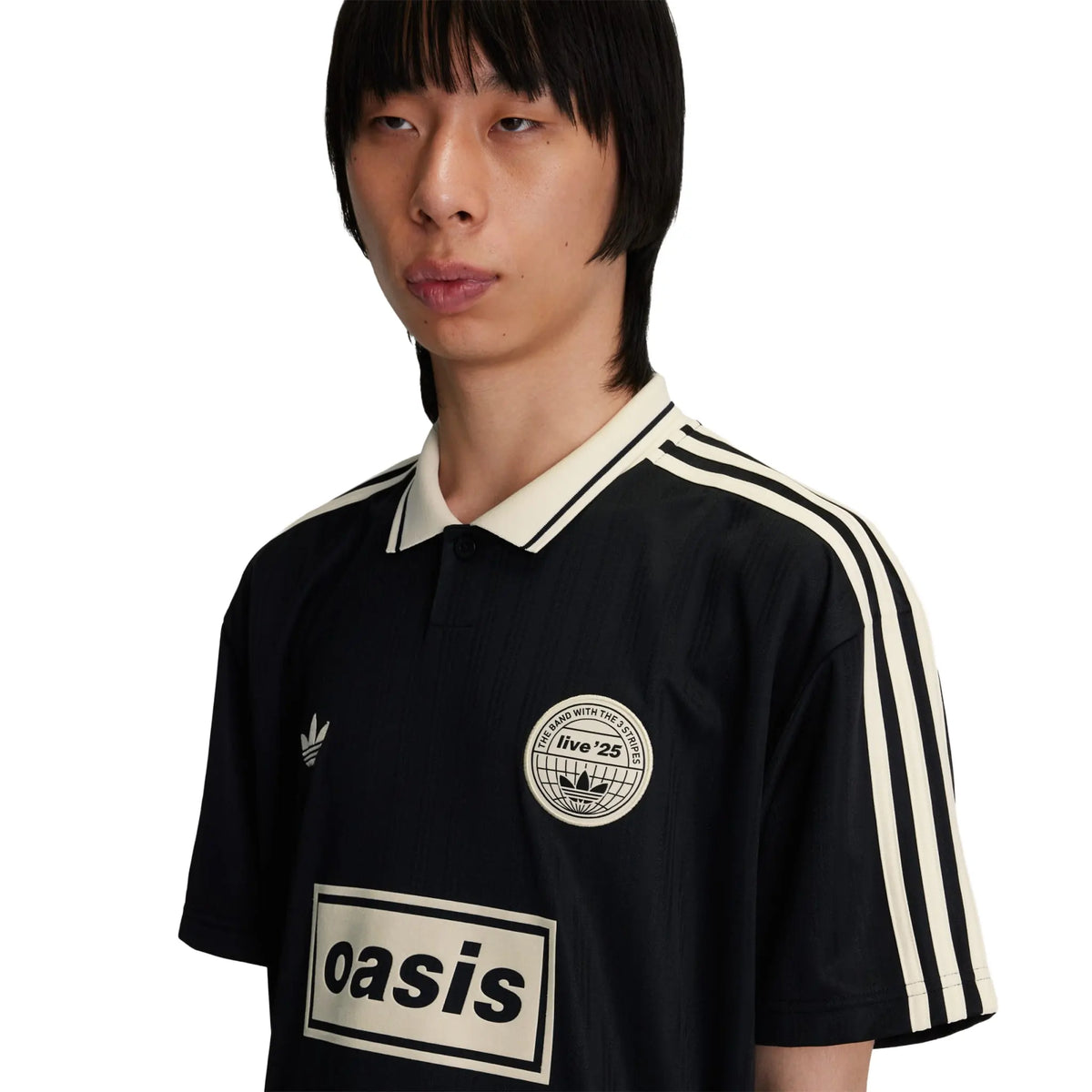 Adidas x Oasis Tour Jacquard Black Jersey | KT3437 Adidas x Oasis Tour Jacquard Black Jersey | KT3437