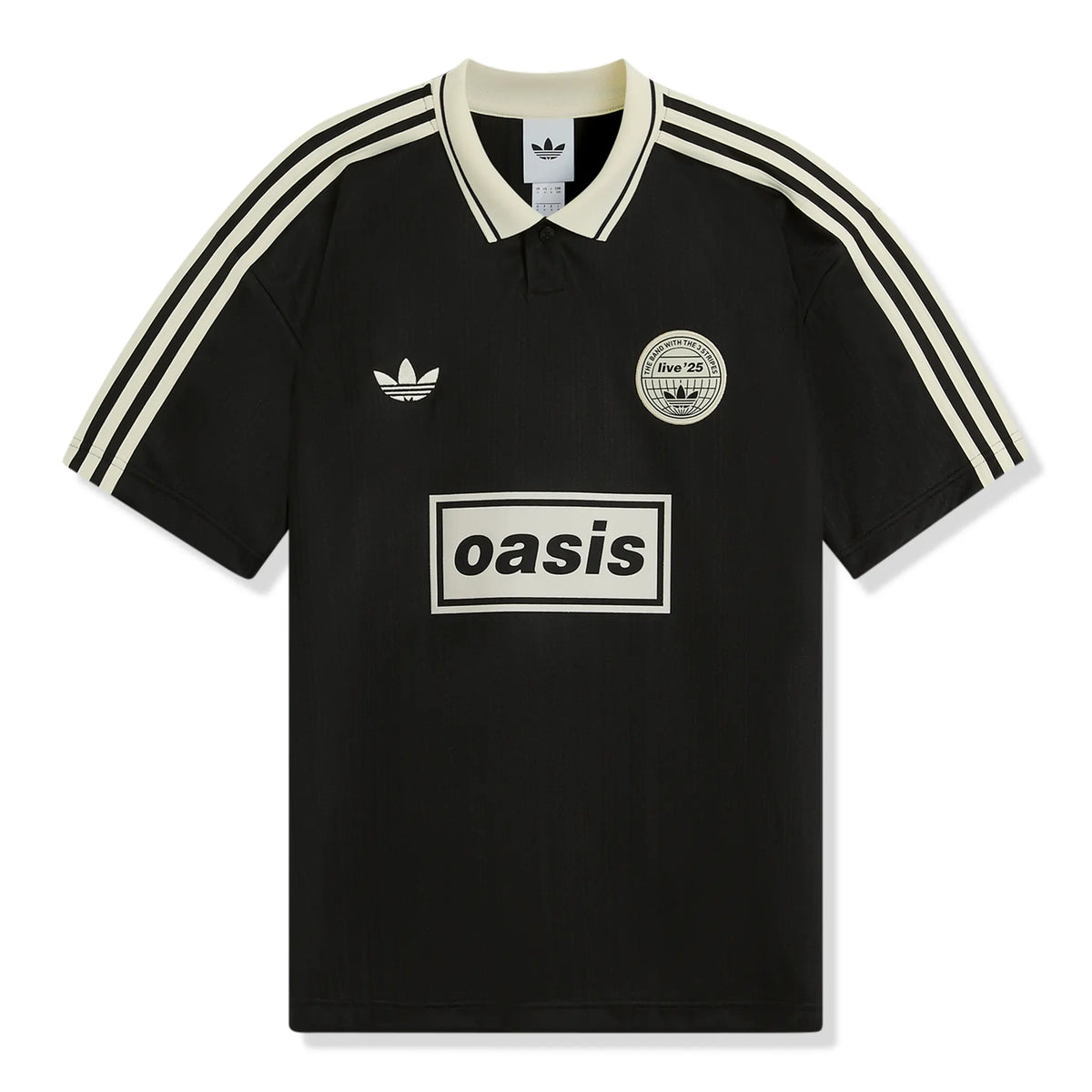 adidas x Oasis Tour Jacquard Jersey 黒 M adidas-x-oasis-tour-jacquard-