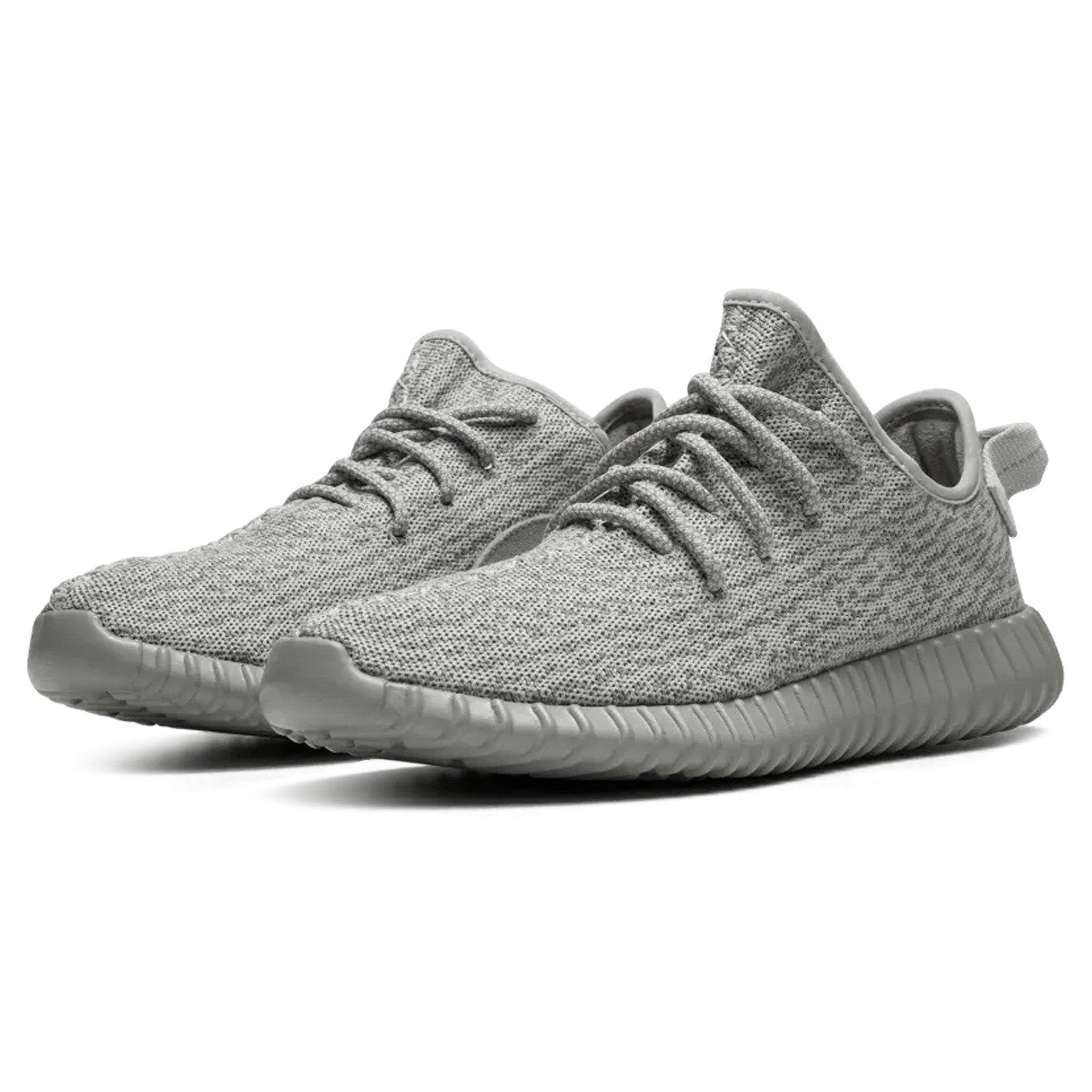 Front side view of Adidas Yeezy Boost 350 V1 Moonrock AQ2660