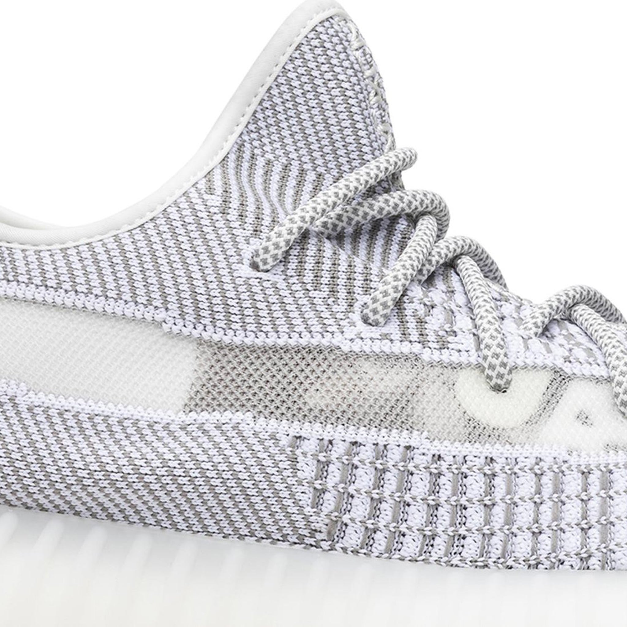 Close view of Adidas Yeezy Boost 350 V2 Static (Non-Reflective) (2018/2023) EF2905