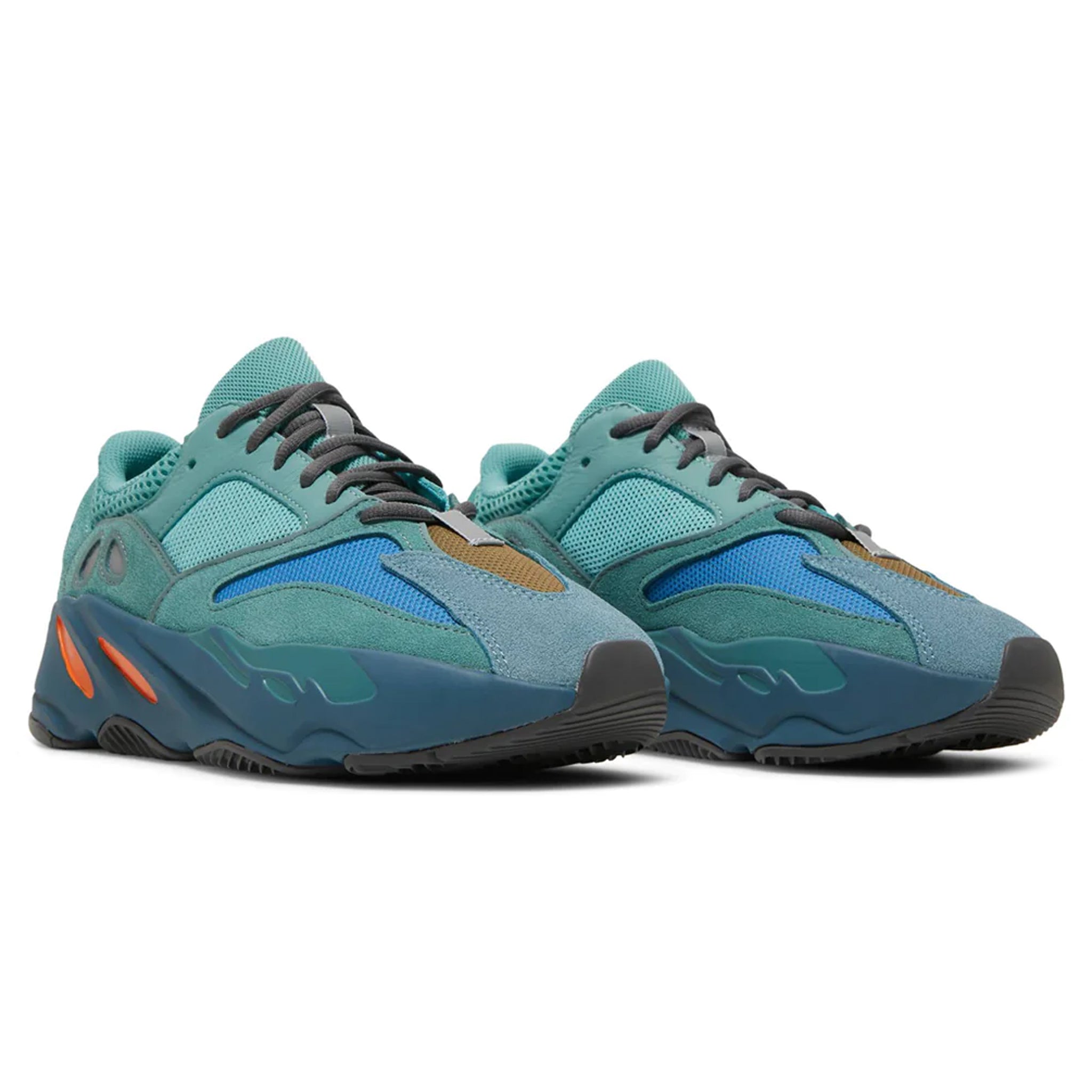 Front side view of Adidas Yeezy Boost 700 Boost Faded Azure GZ2002
