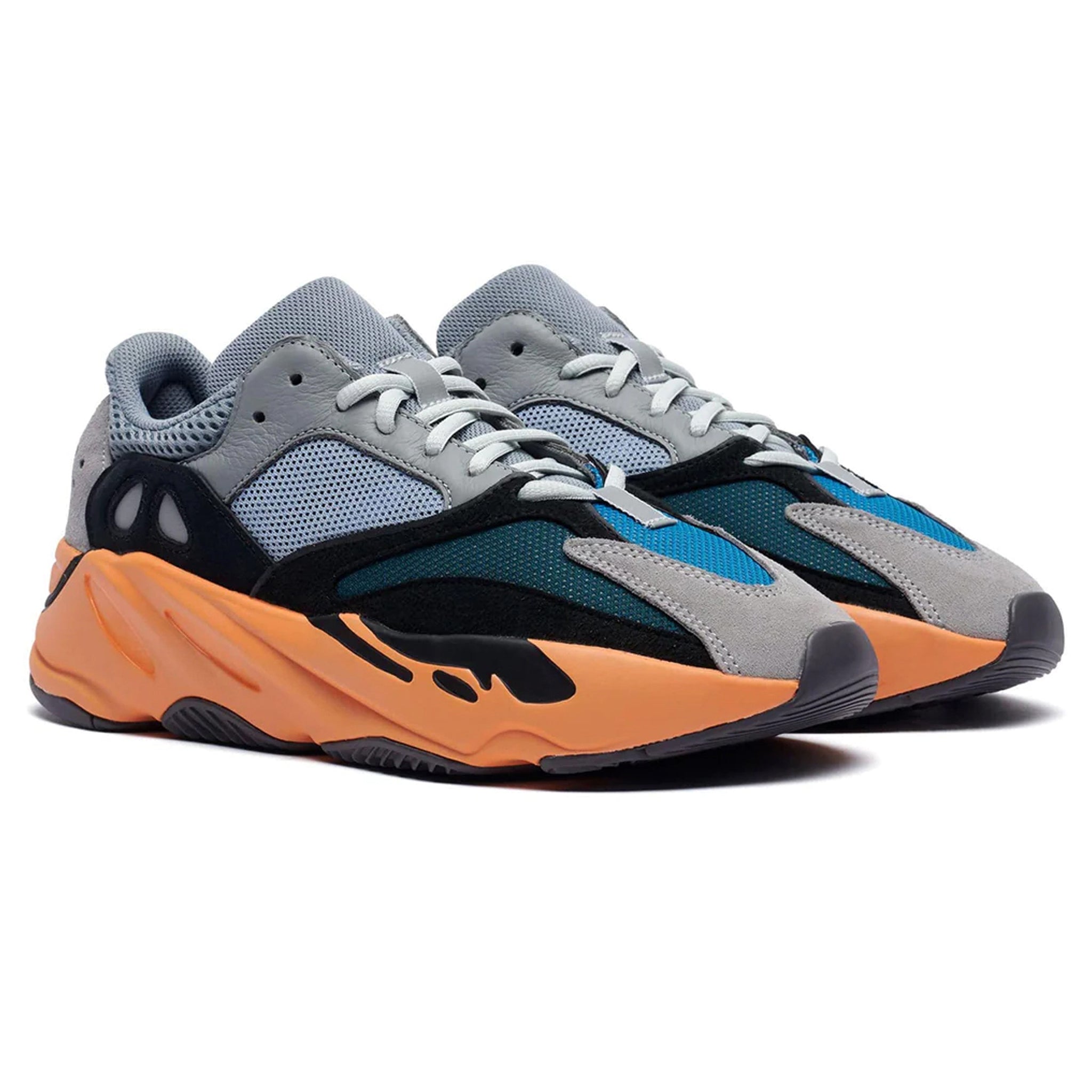 Front side view of Adidas Yeezy Boost 700 Boost Wash Orange GW0296