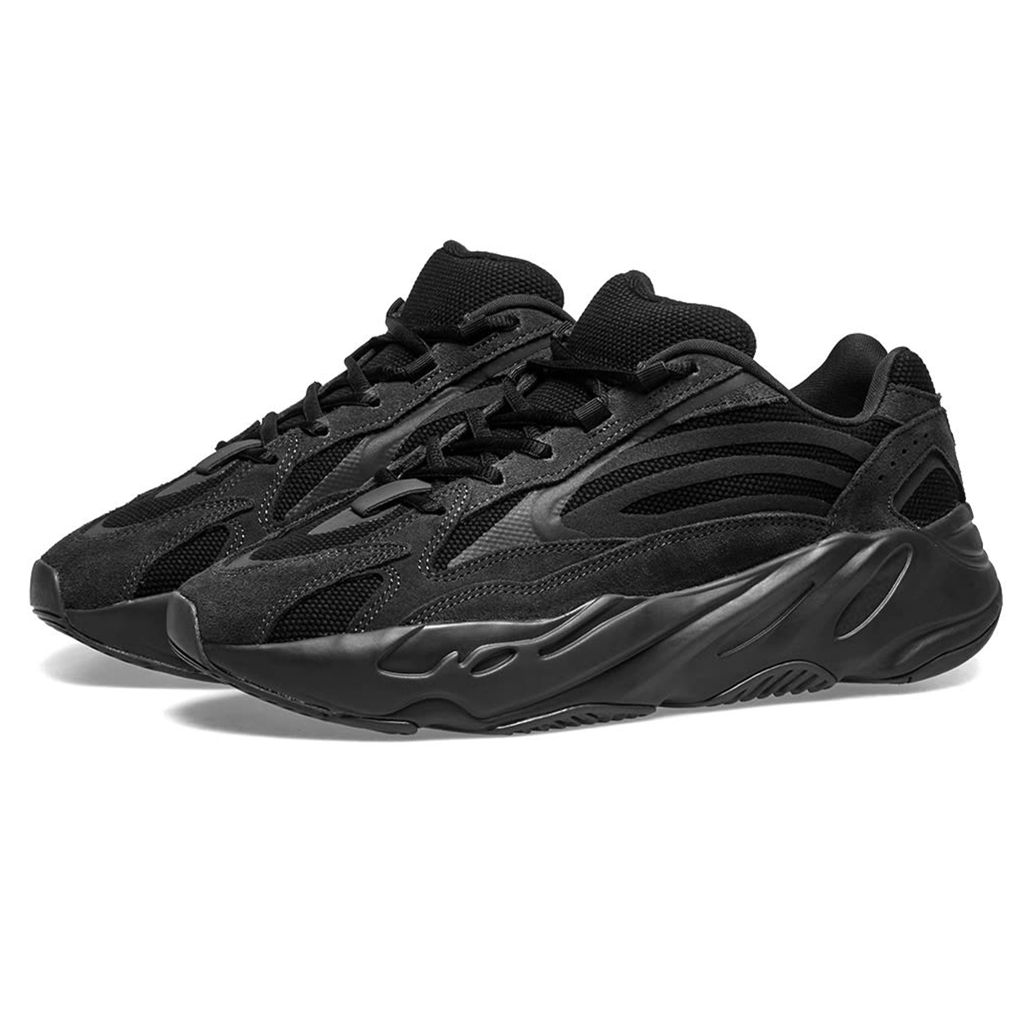 Front side view of Adidas Yeezy Boost 700 V2 Vanta FU6684