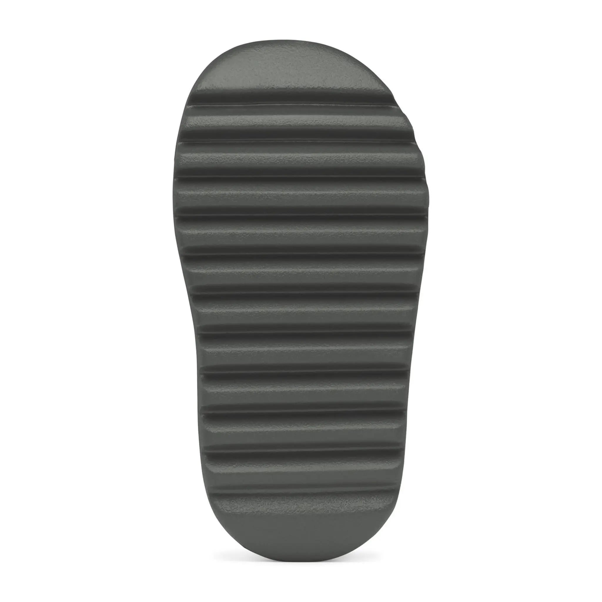 Sole View of Adidas Yeezy Slide Kids Slate Grey ID2353