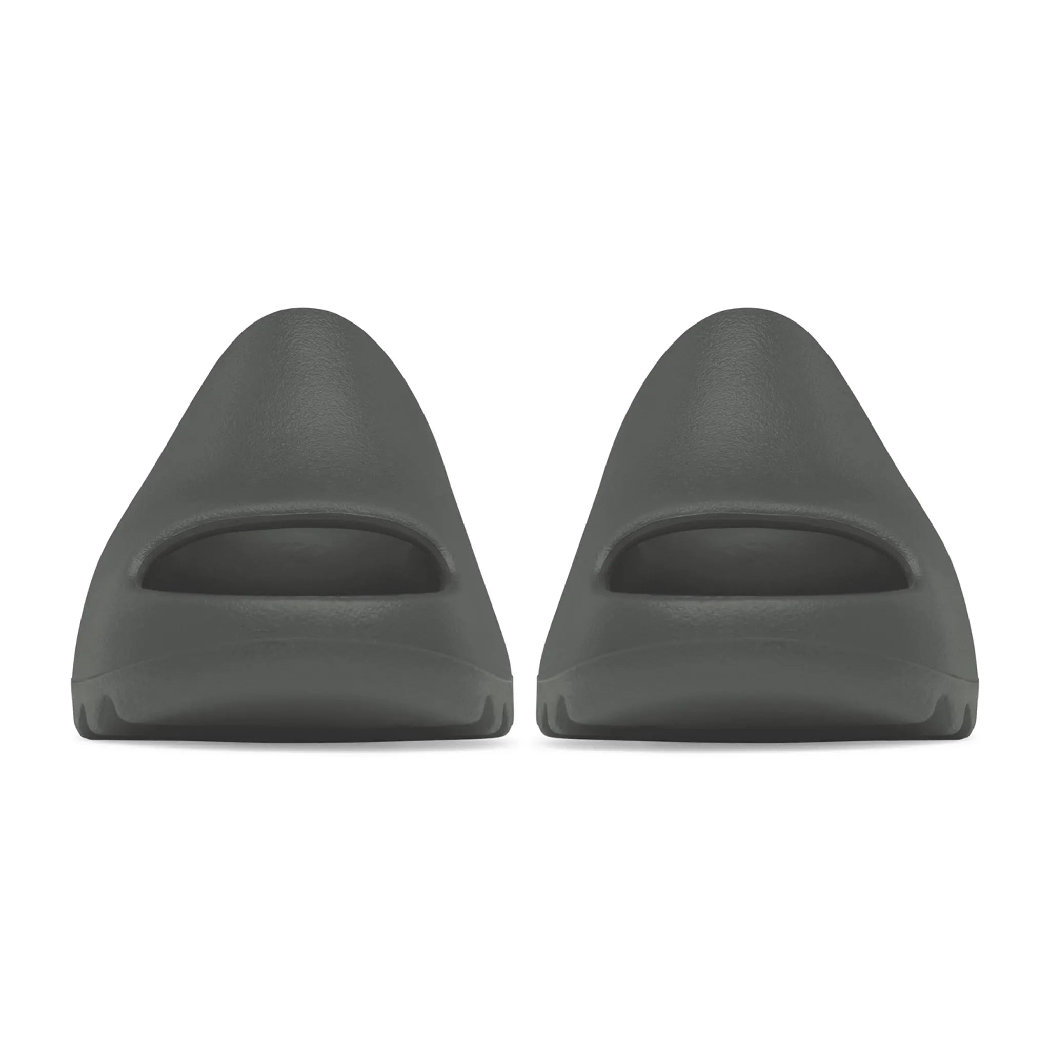 Front View of Adidas Yeezy Slide Kids Slate Grey ID2353