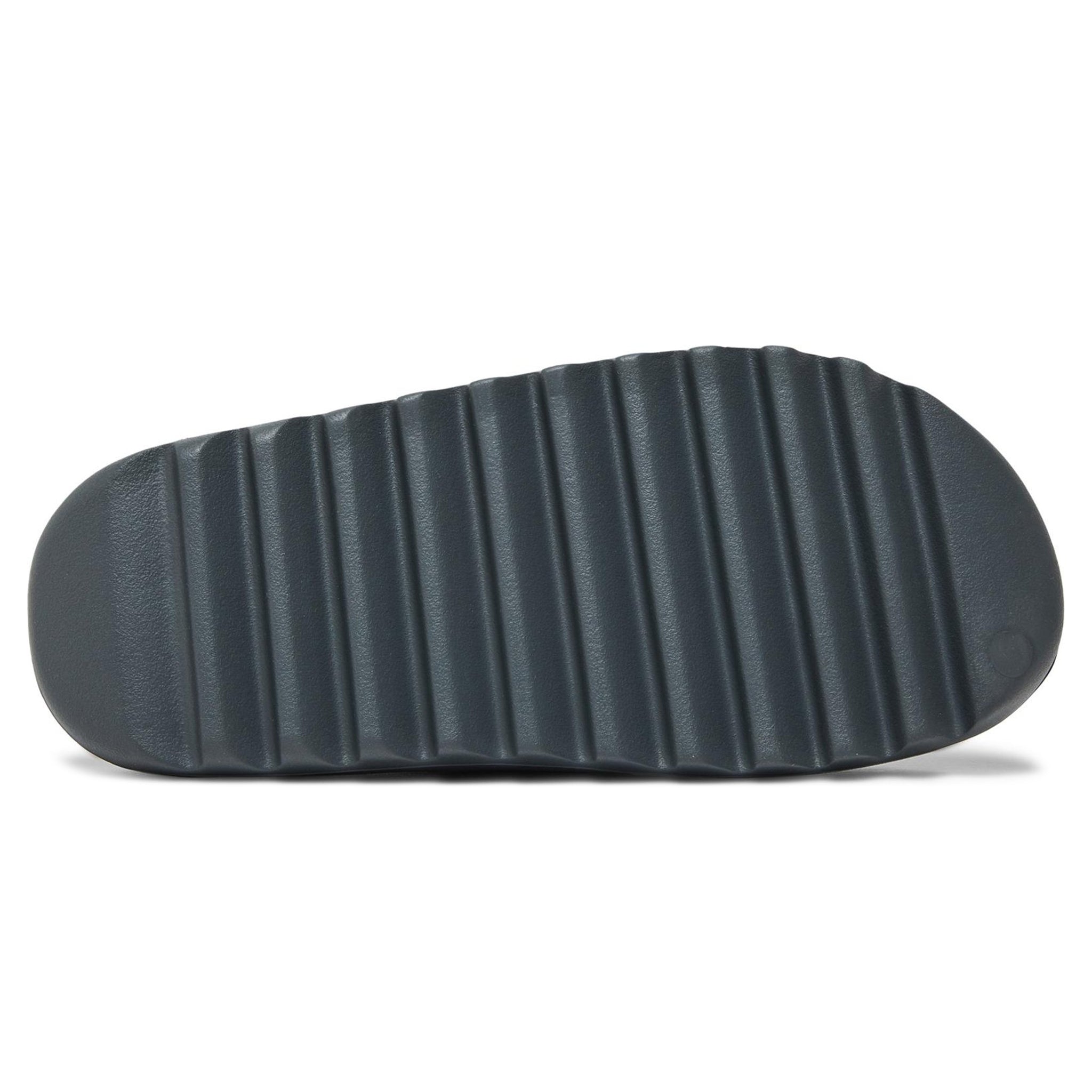 Sole view of Adidas Yeezy Slide Slate Grey ID2350