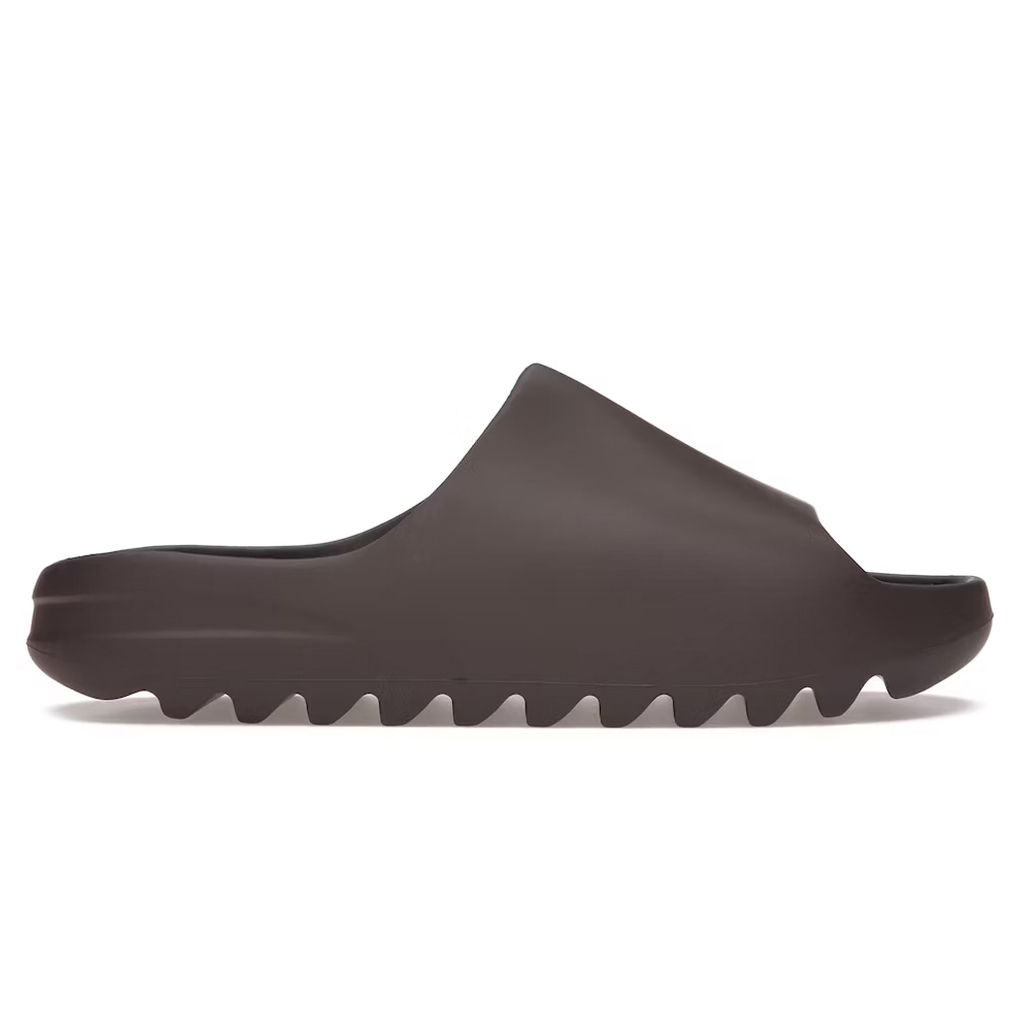 Side view of Adidas Yeezy Slide Soot GX6141