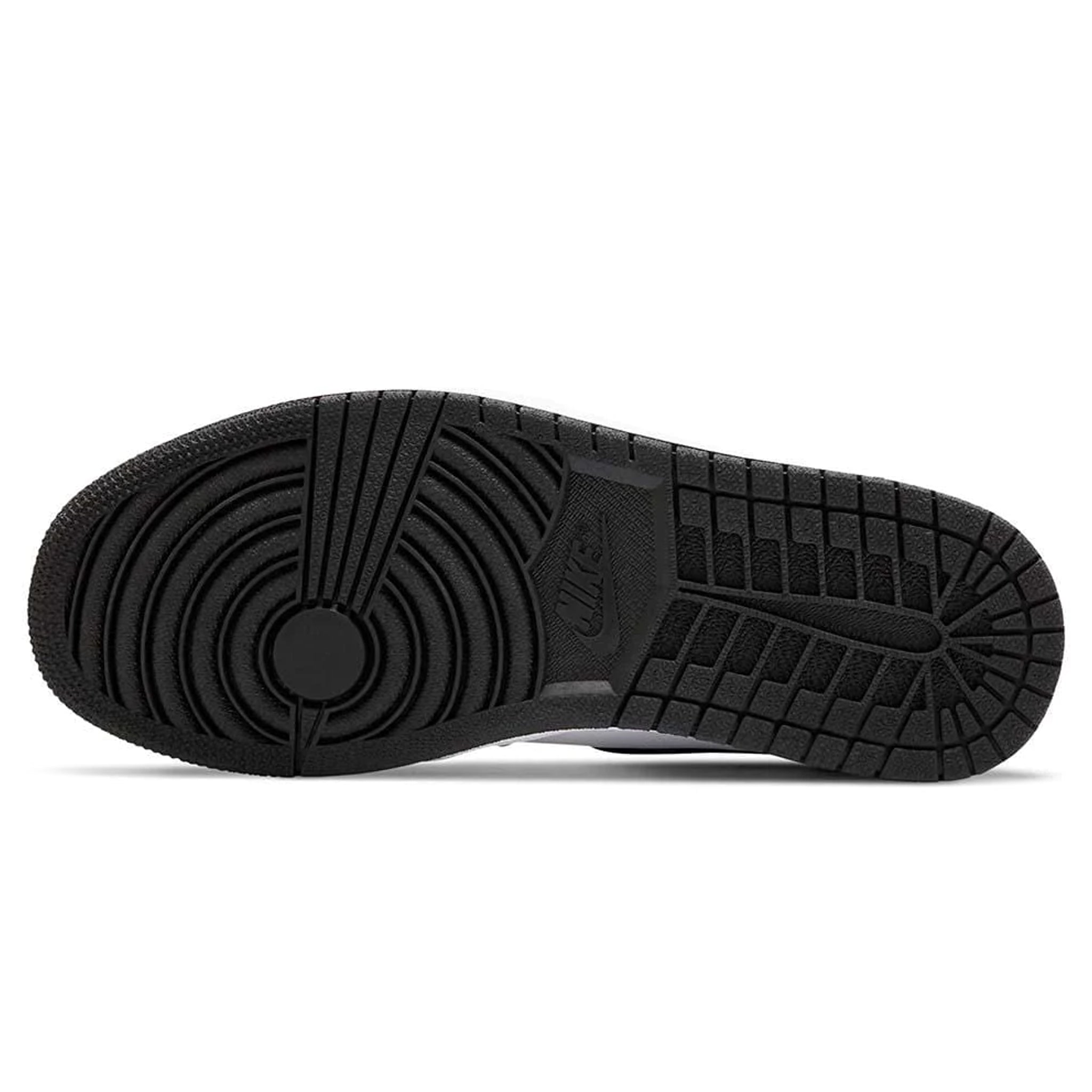 Sole view of Air Jordan 1 High Light Smoke Grey Sneaker 555088-126