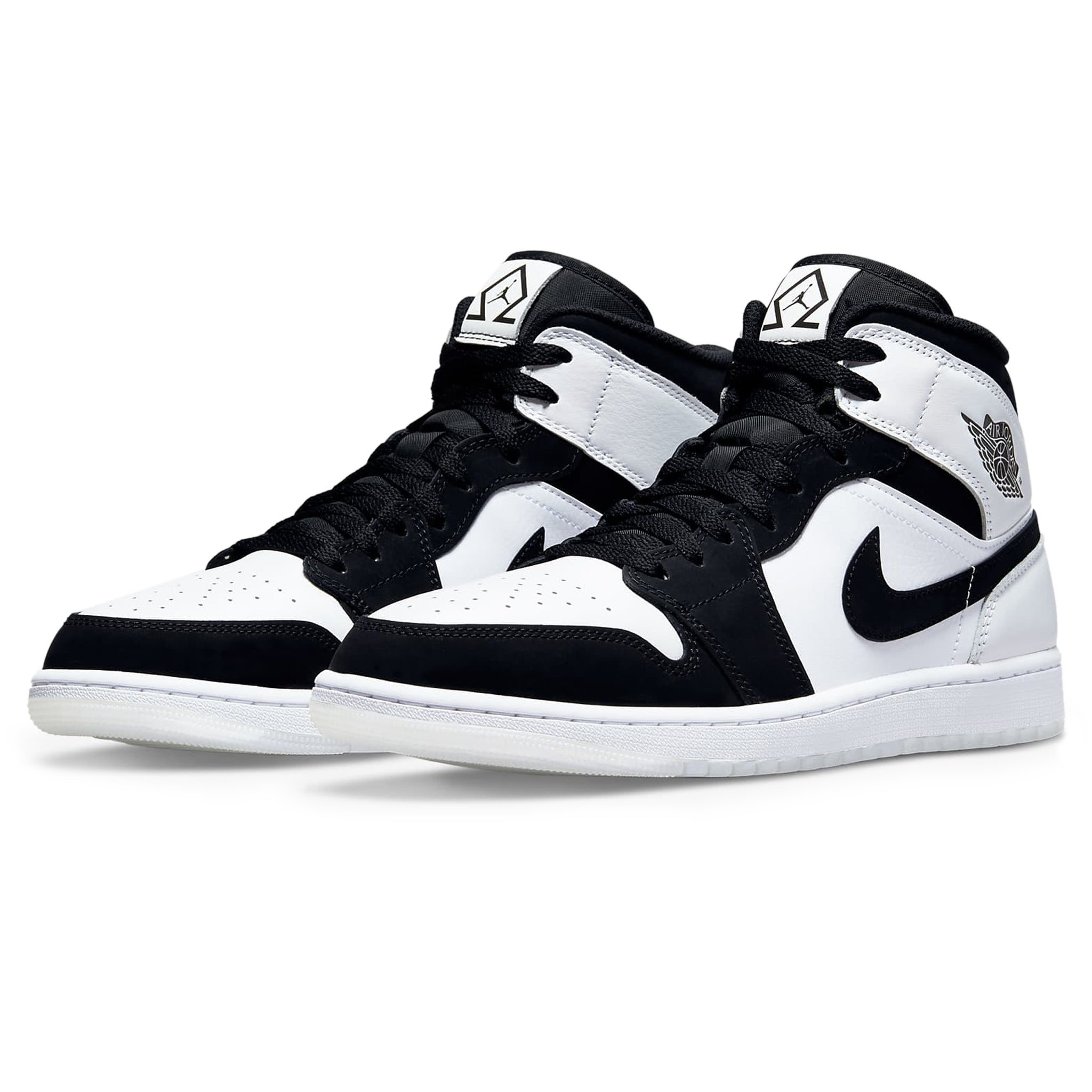 Front side view of Air Jordan 1 Mid Diamond Shorts DH6933-100