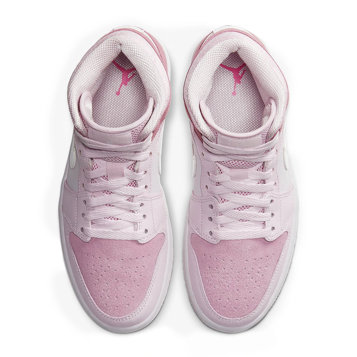 Pink and white jordans on sale