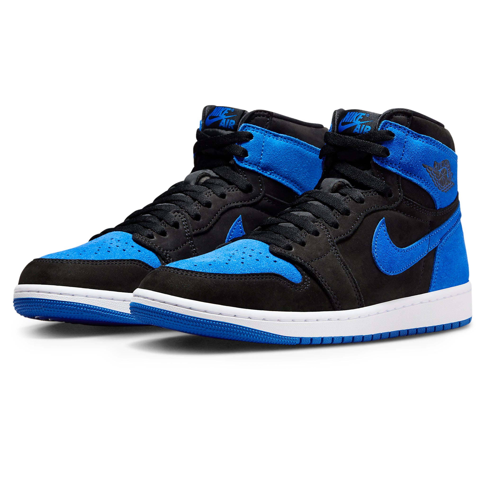Front side view of Air Jordan 1 Reimagined Royal DZ5485-042