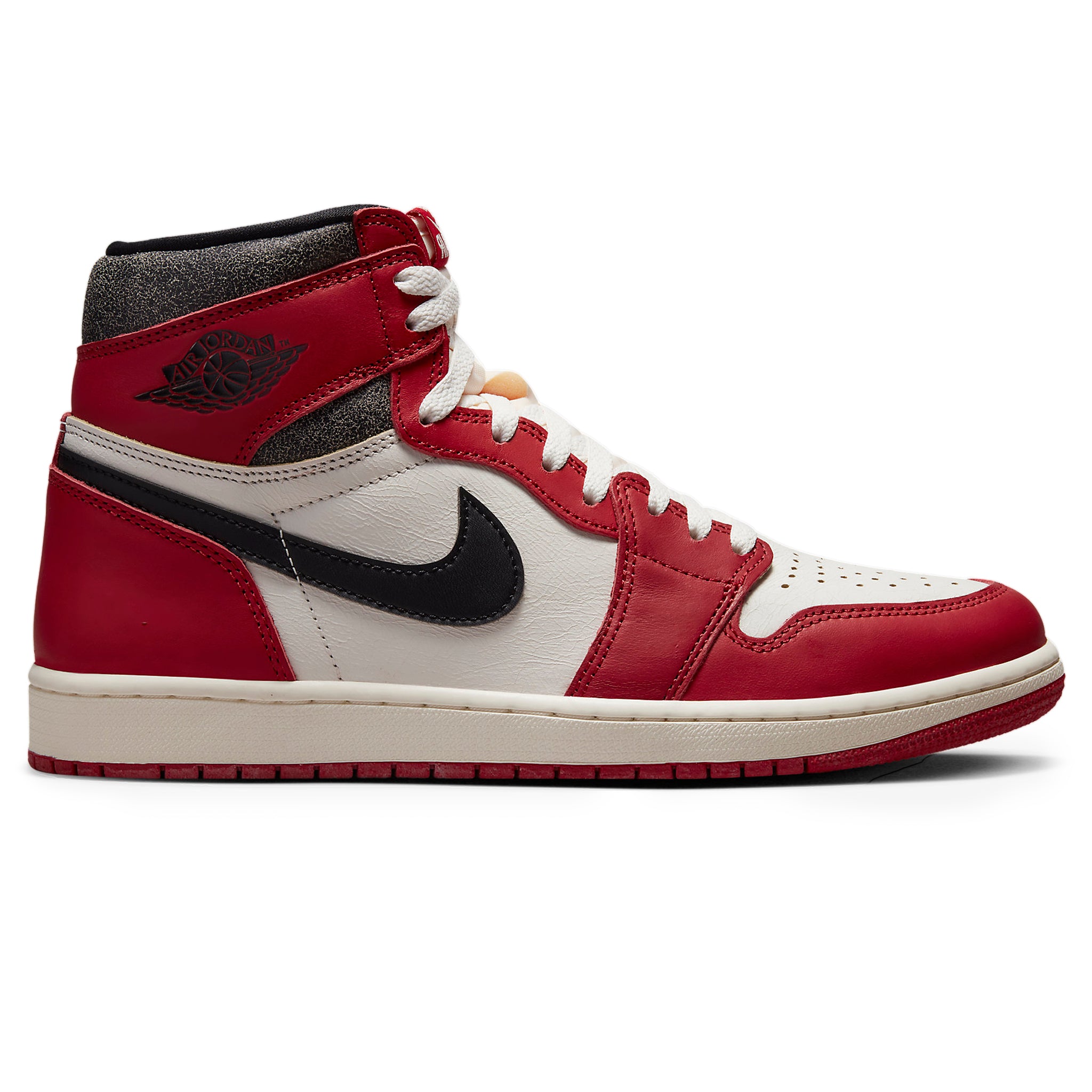 Side view of Air Jordan 1 Retro High OG Lost And Found DZ5485-612